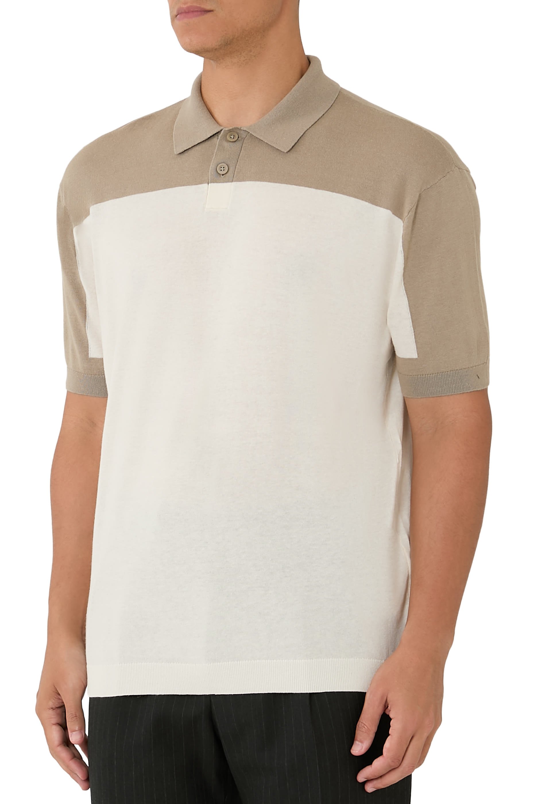 قميص بولو منسوج