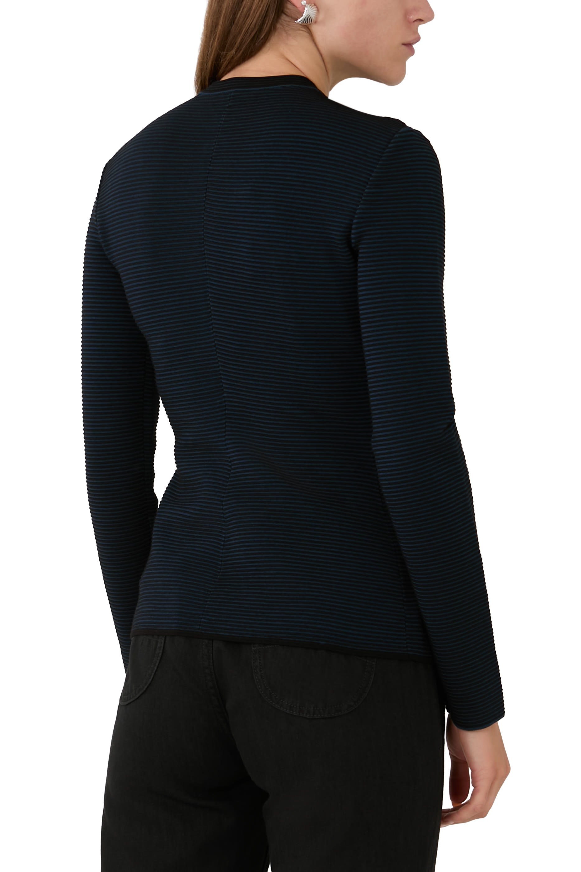 ASV Ottoman Fabric Jacket with Off-Centre Closure