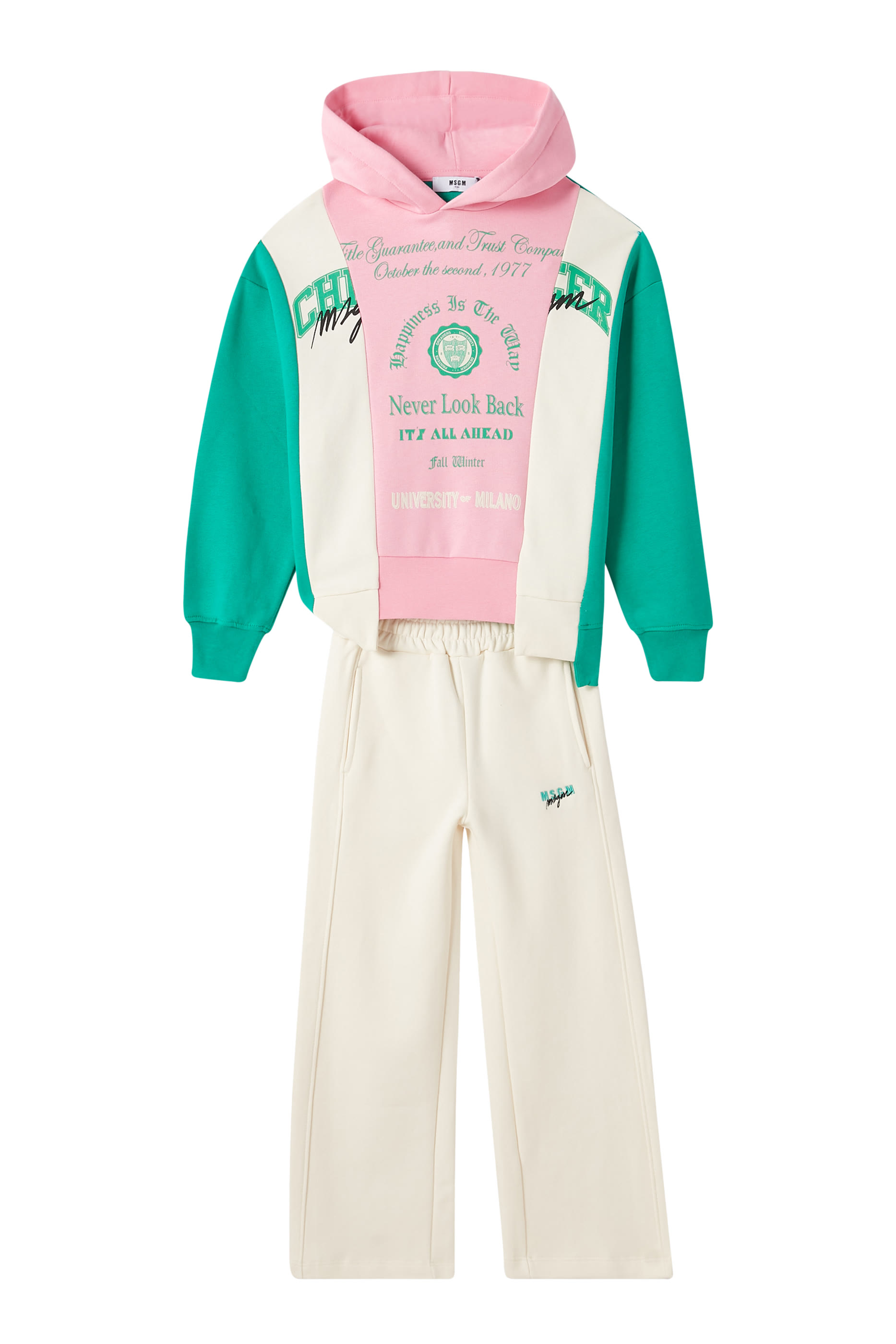 هودي برقع بطبعة شعار الماركة للأطفال