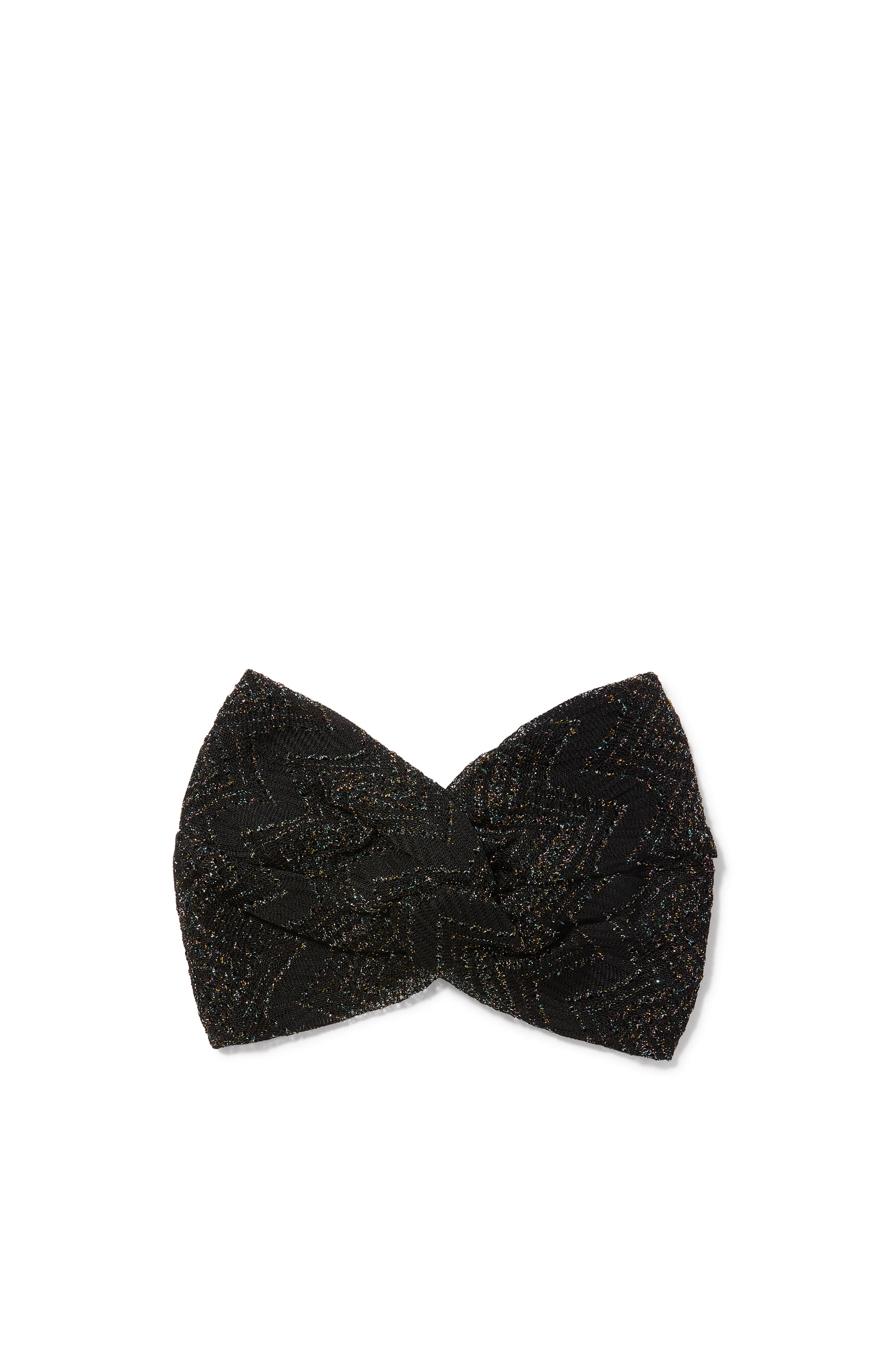 طوق رأس توربان بنقشة خطوط شيفرون متعرجة فيسكوز