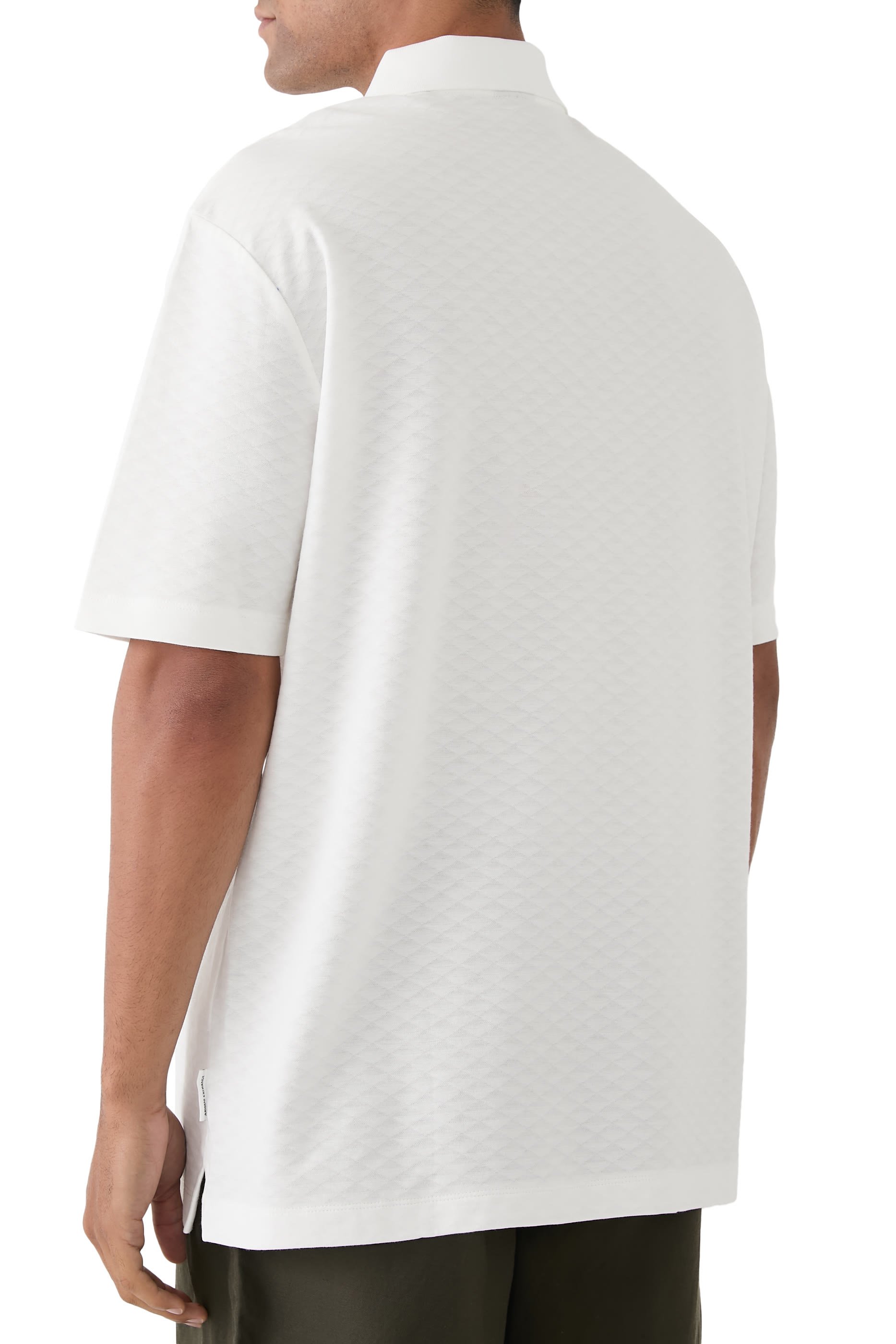 قميص بولو مطرز بالكامل