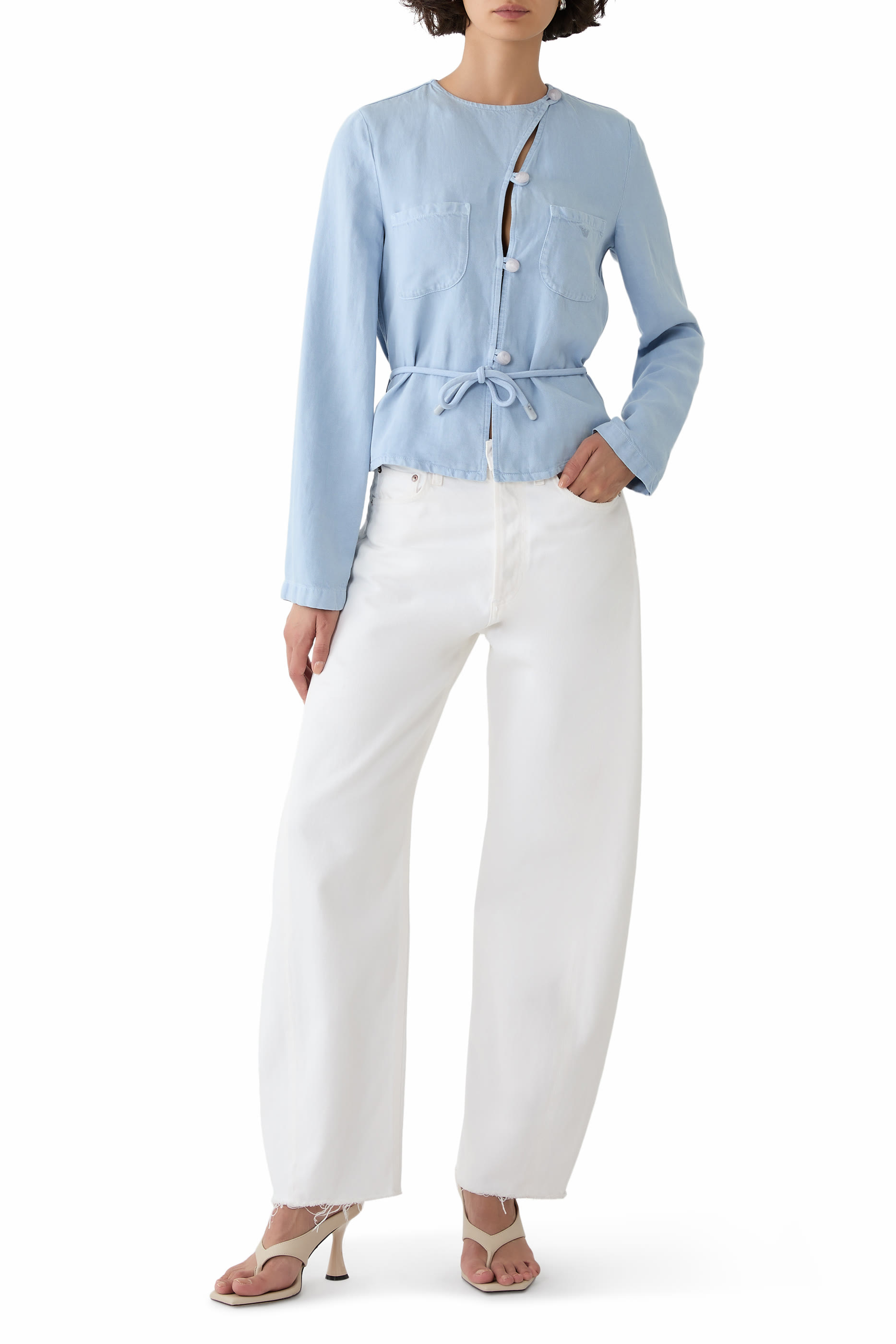 جاكيت مصبوغ بتقنية الغارمنت اي اس في