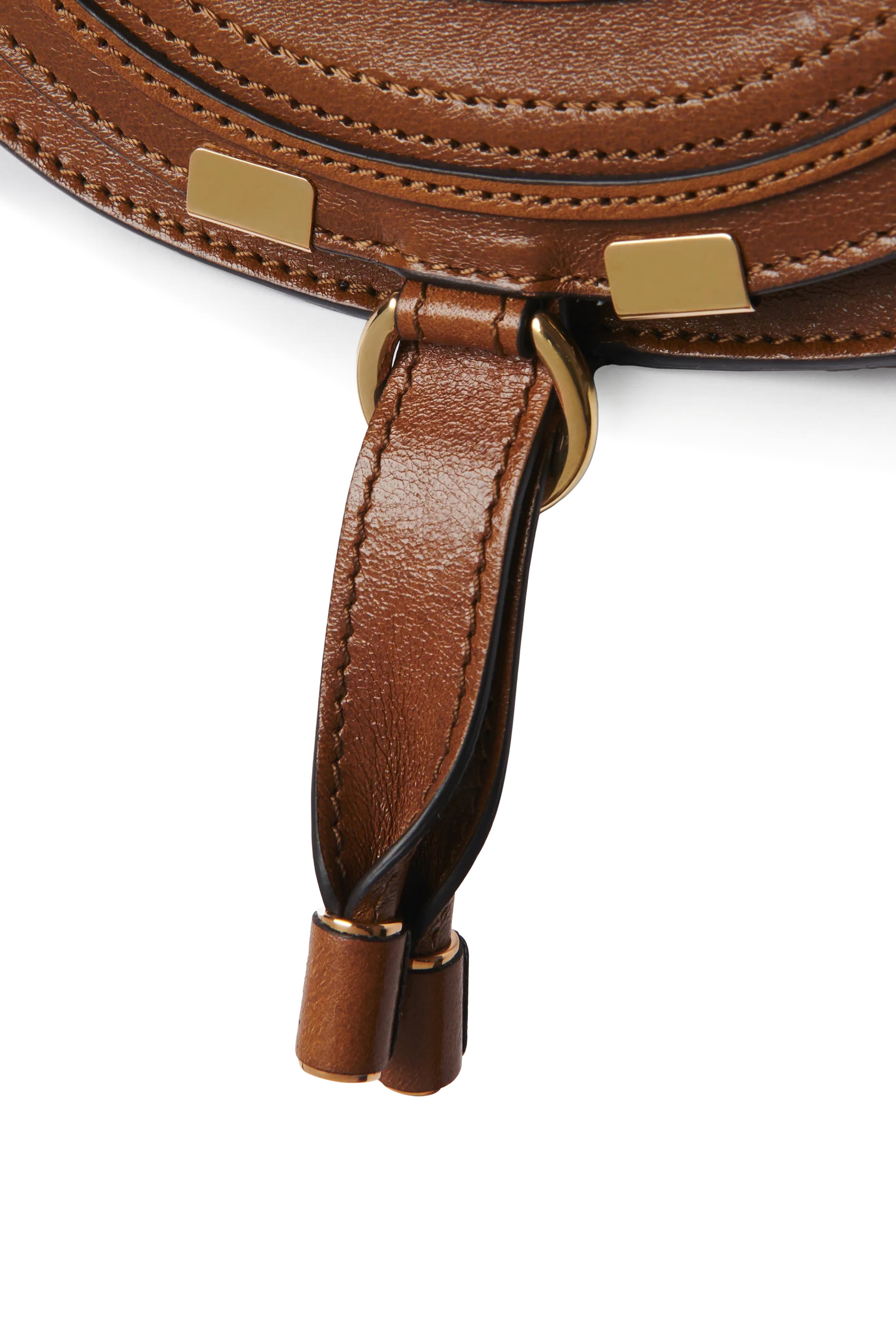 حقيبة سادل مارسي صغيرة جلد لامع