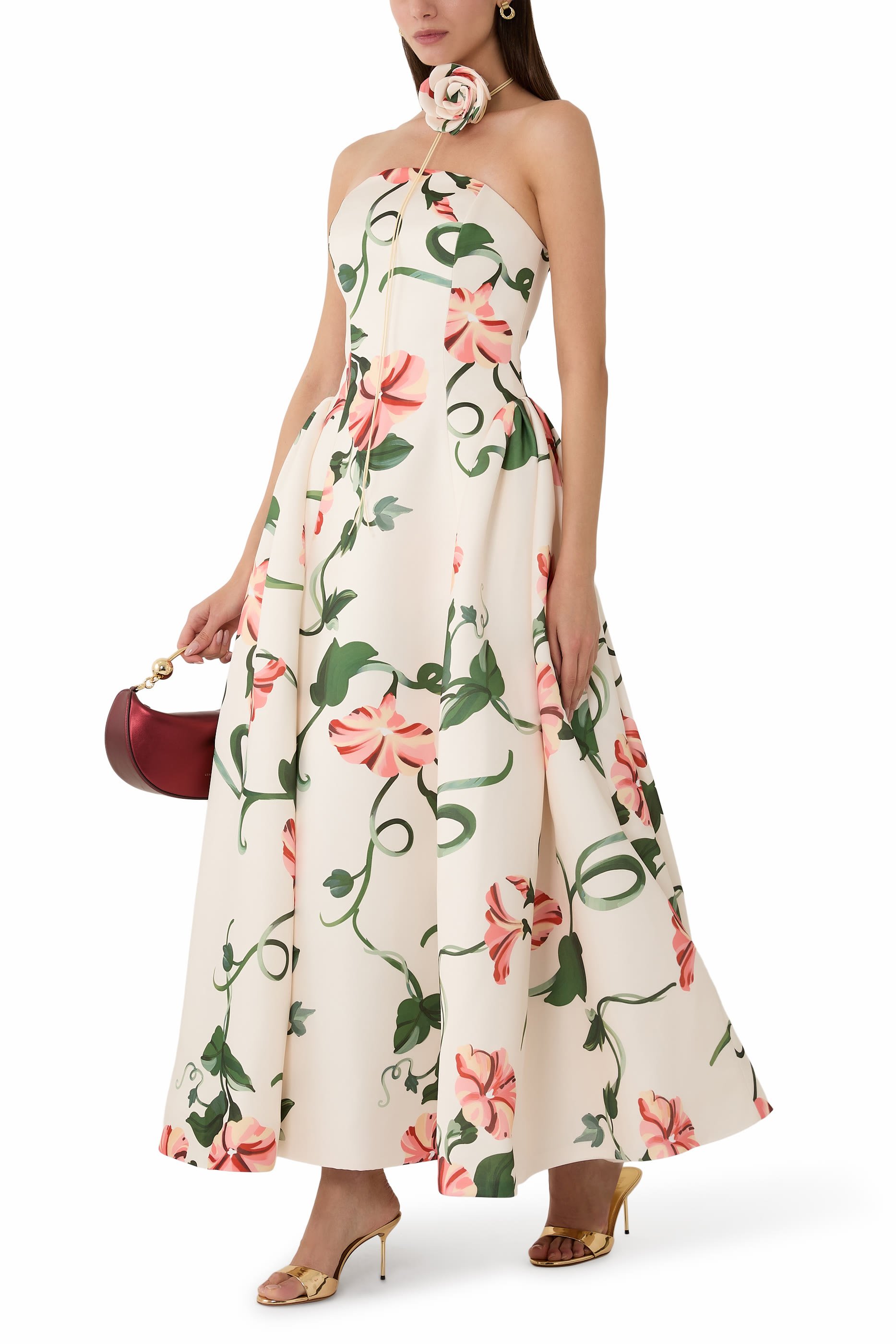 فستان فيوليت طويل بصدرية