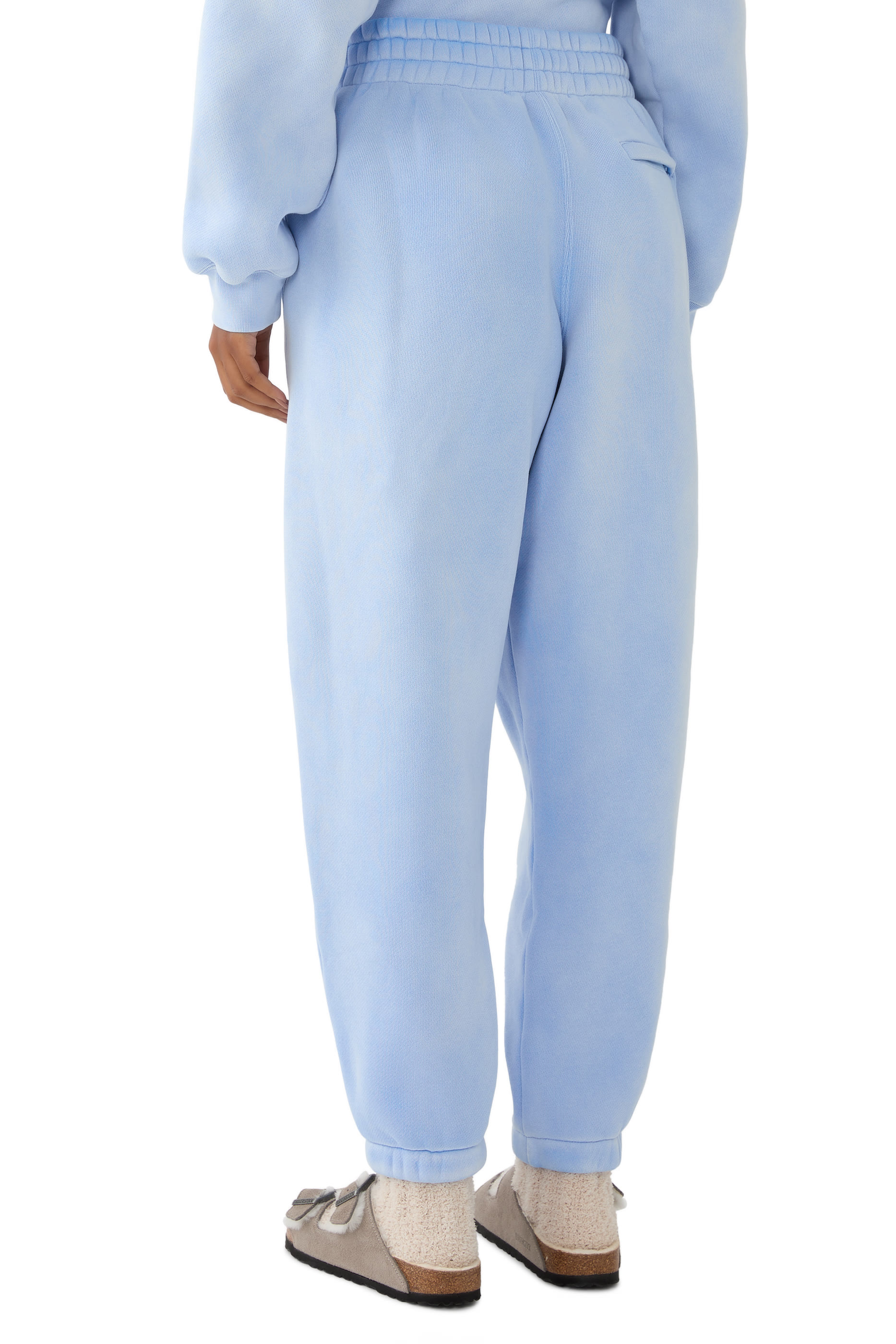 بنطال رياضي بشعار الماركة بتصميم منفوخ