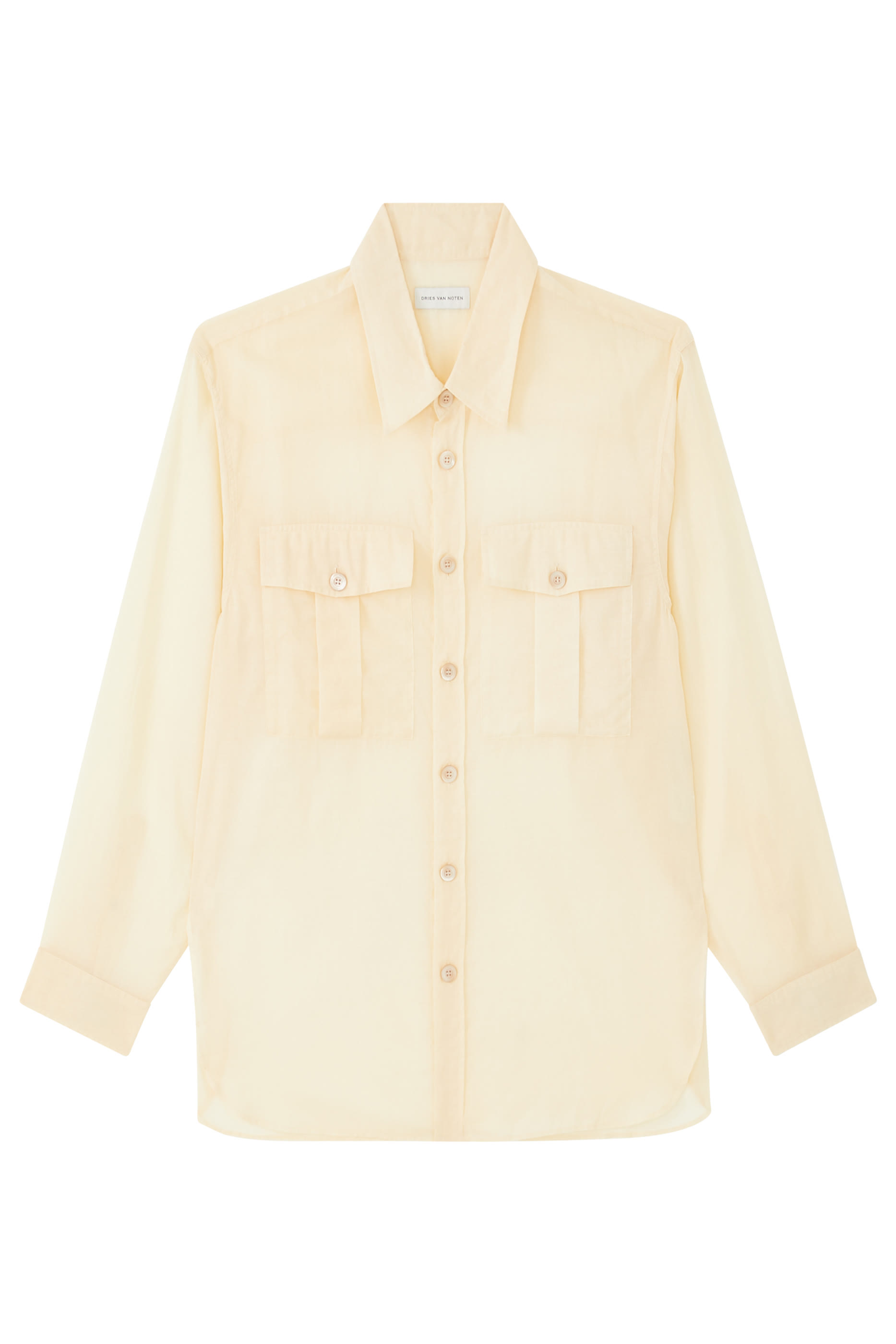 قميص بقصة فضفاضة قطن