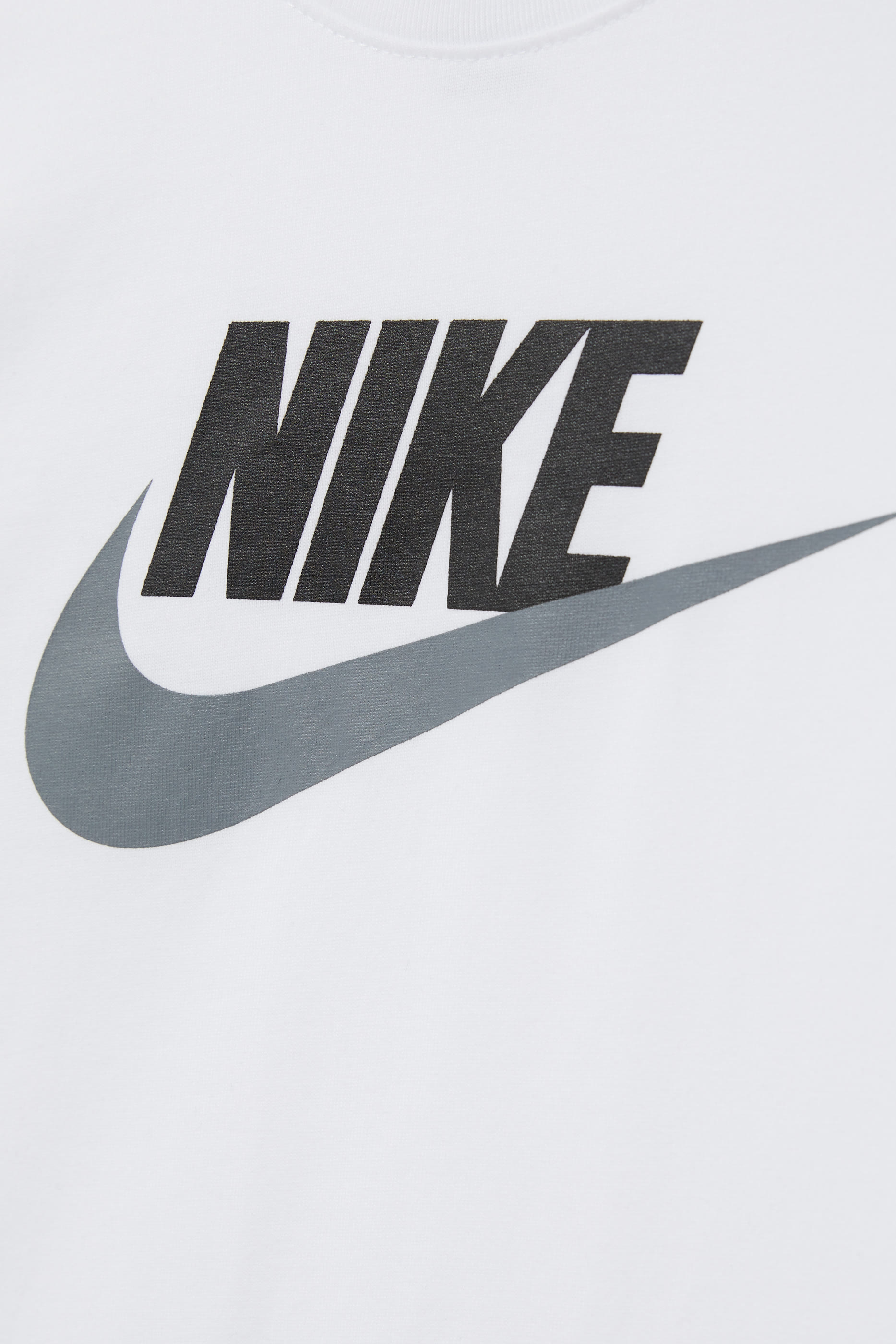 تيشيرت مزين بشعار الماركة قطن للأطفال 