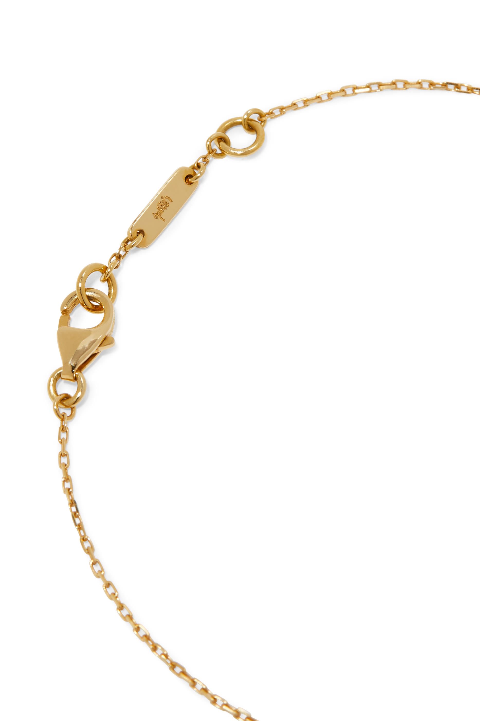 سوار حبك نار مطلي بالمينا ذهب عيار 18