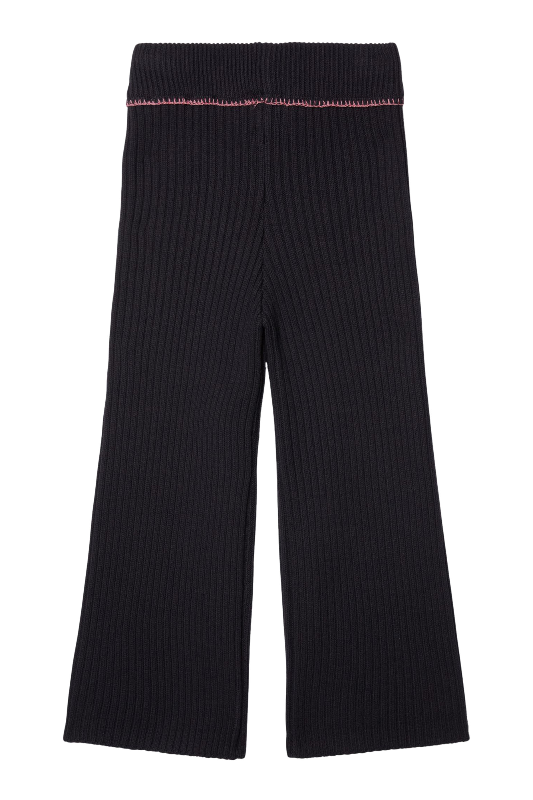 بنطال نسيج مضلع بشعار الماركة للأطفال