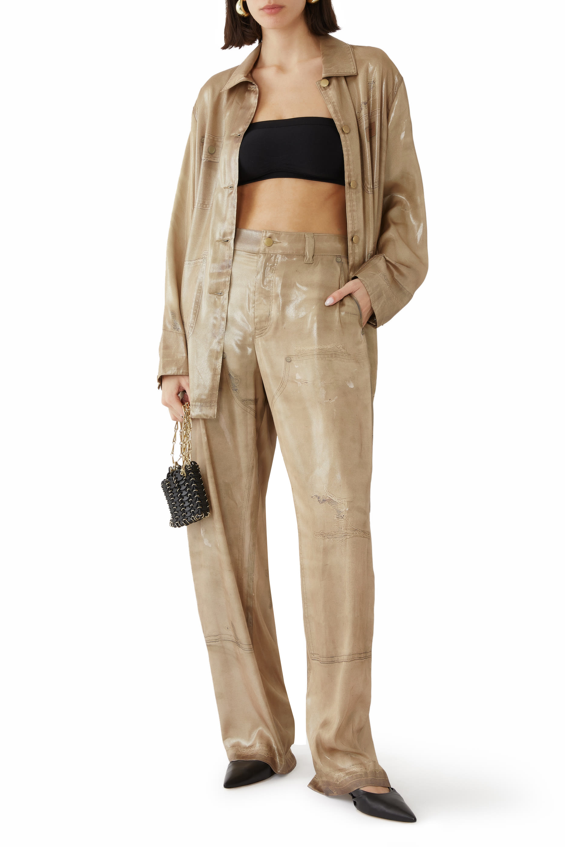 بنطال ترومب لوي ووركوير بقصة ساق واسعة