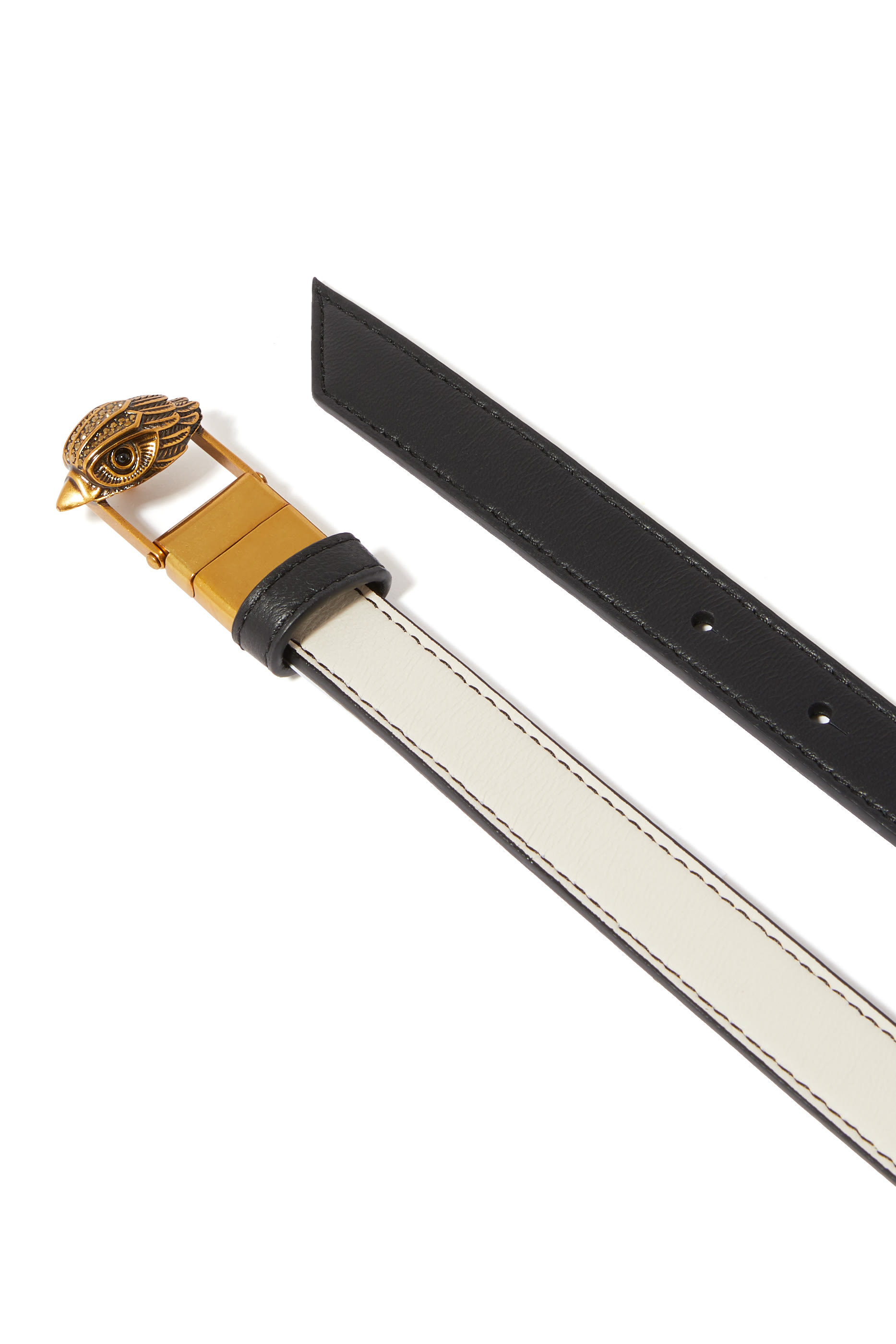 حزام بوجهين بحلية برأس النسر