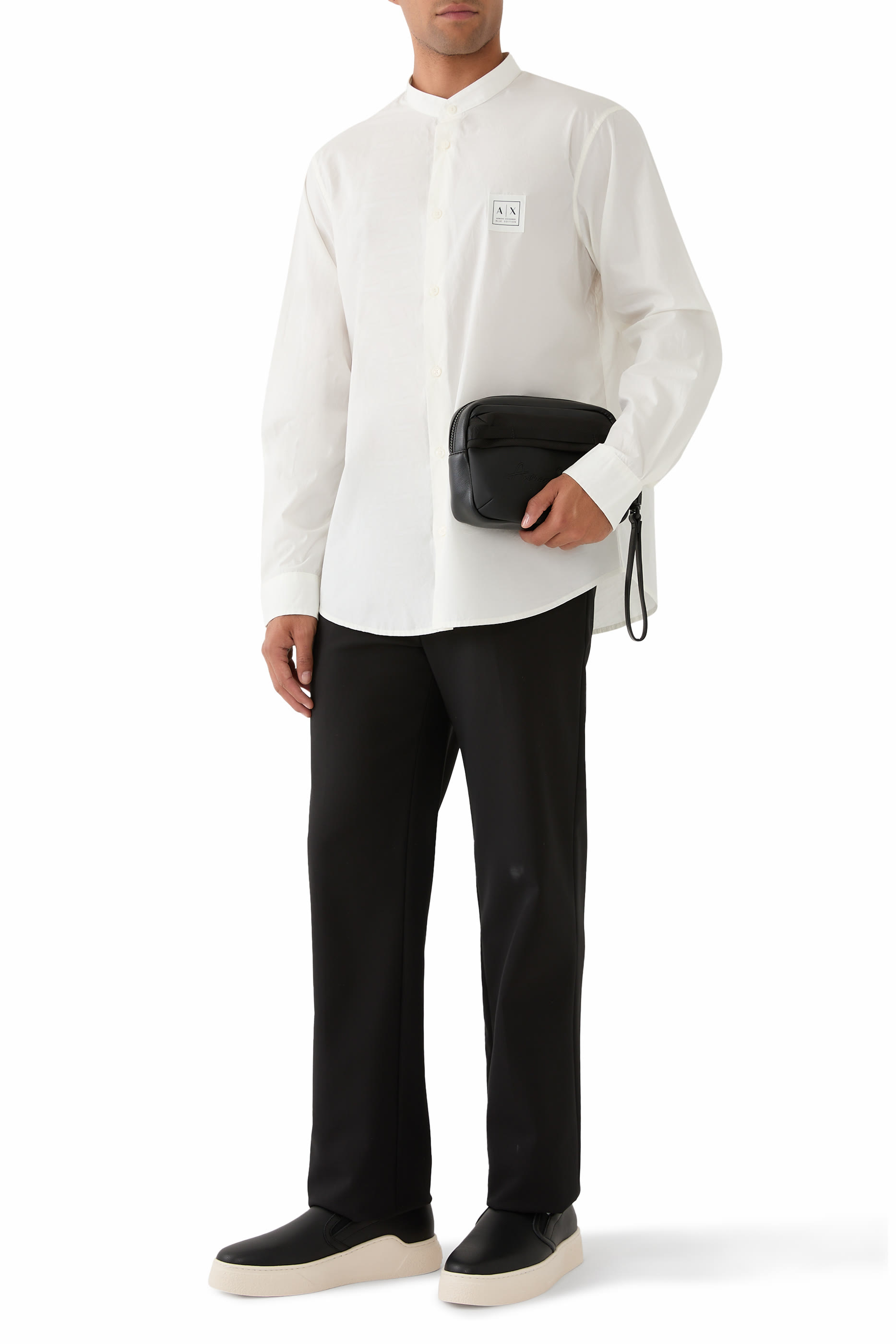 قميص تيسوتو بأكمام طويلة بشعار الماركة