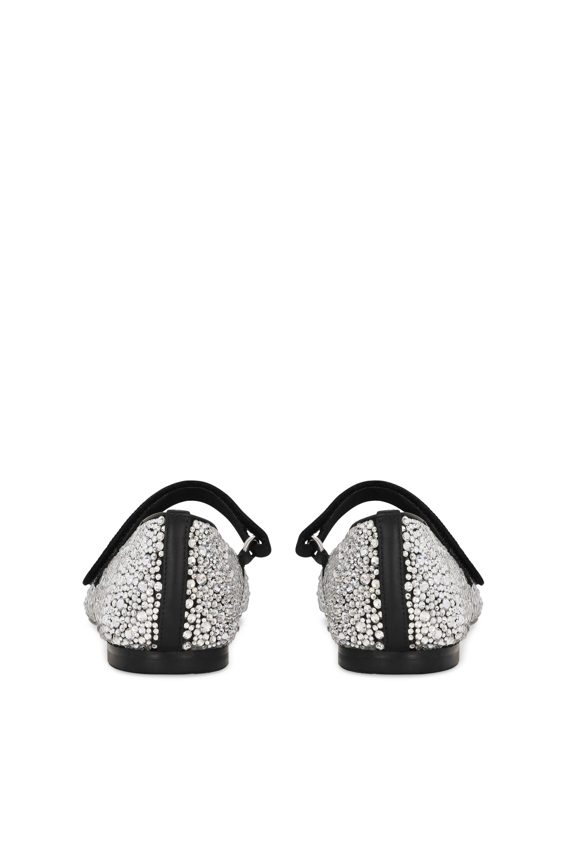 حذاء بالرينا بنعل مسطح ساتان للأطفال