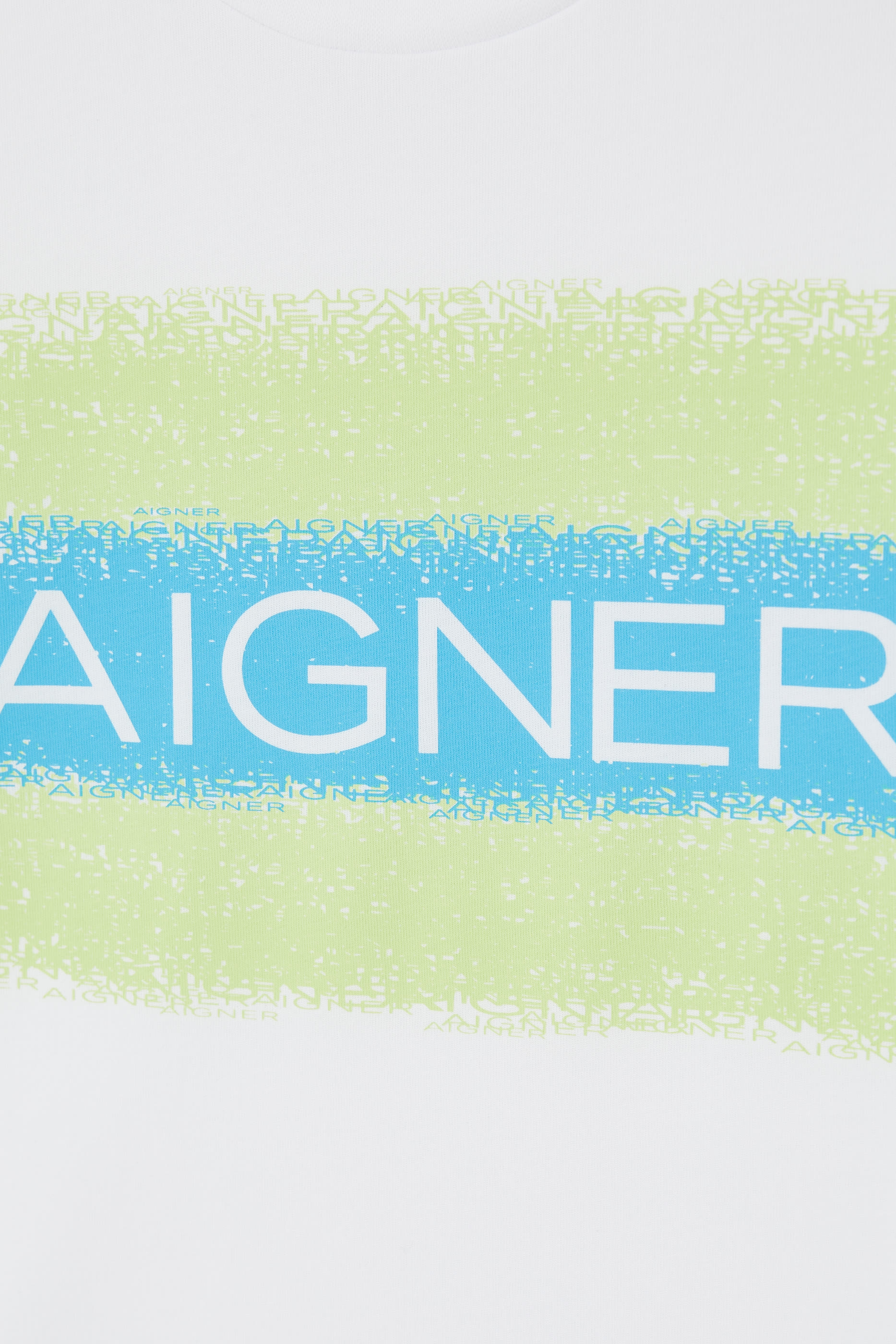 تشيرت قطن بطبعات شعار الماركة للأطفال