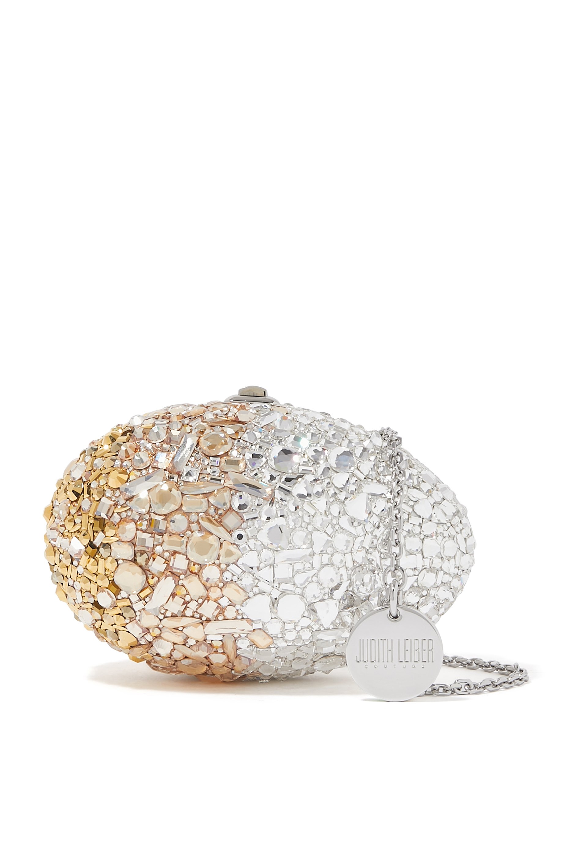 حقيبة بتصميم بيضة مرصعة للاحتفال بالذكرى الستين