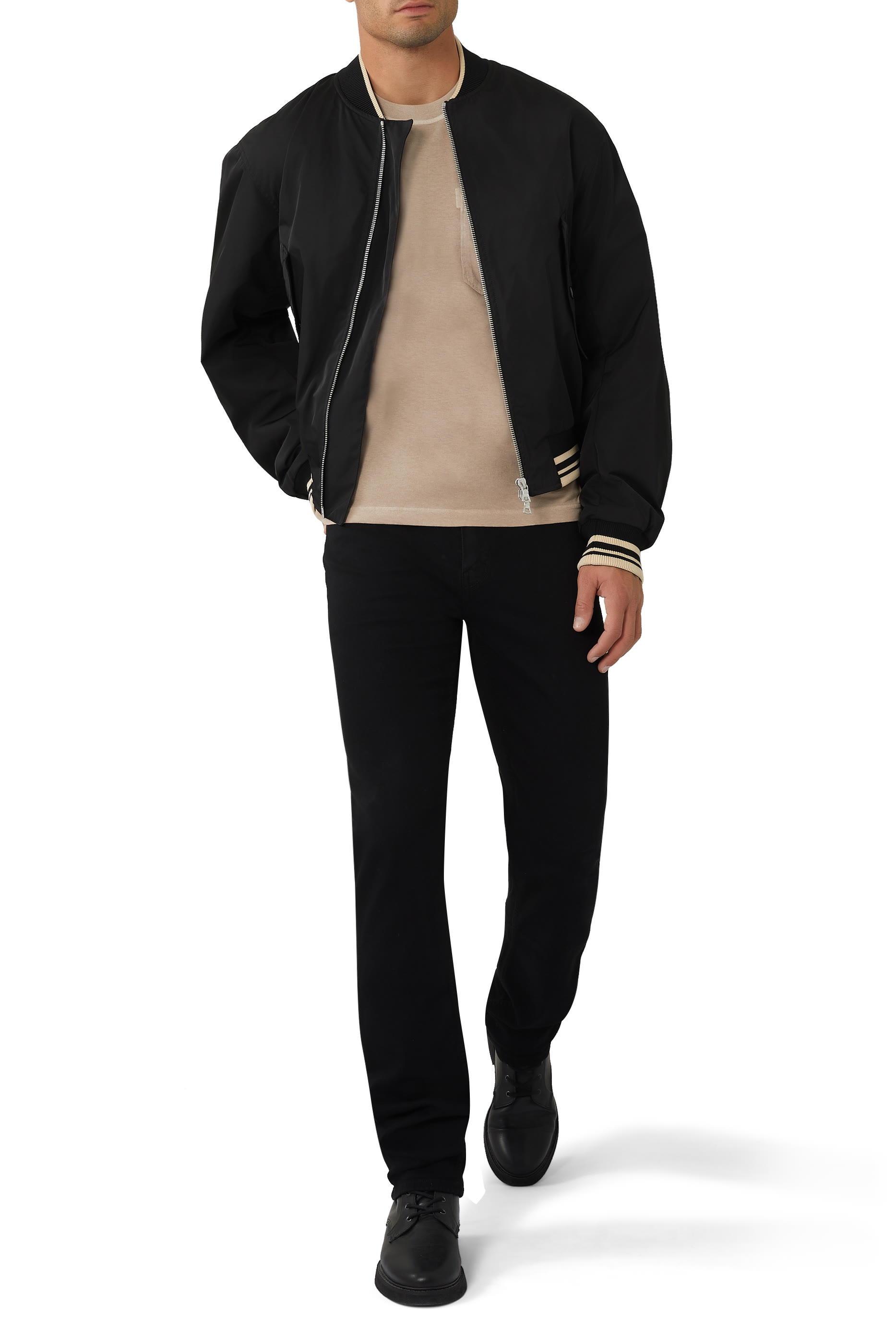 بنطال جينز فيدرال بقصة ساق مستقيمة سليم