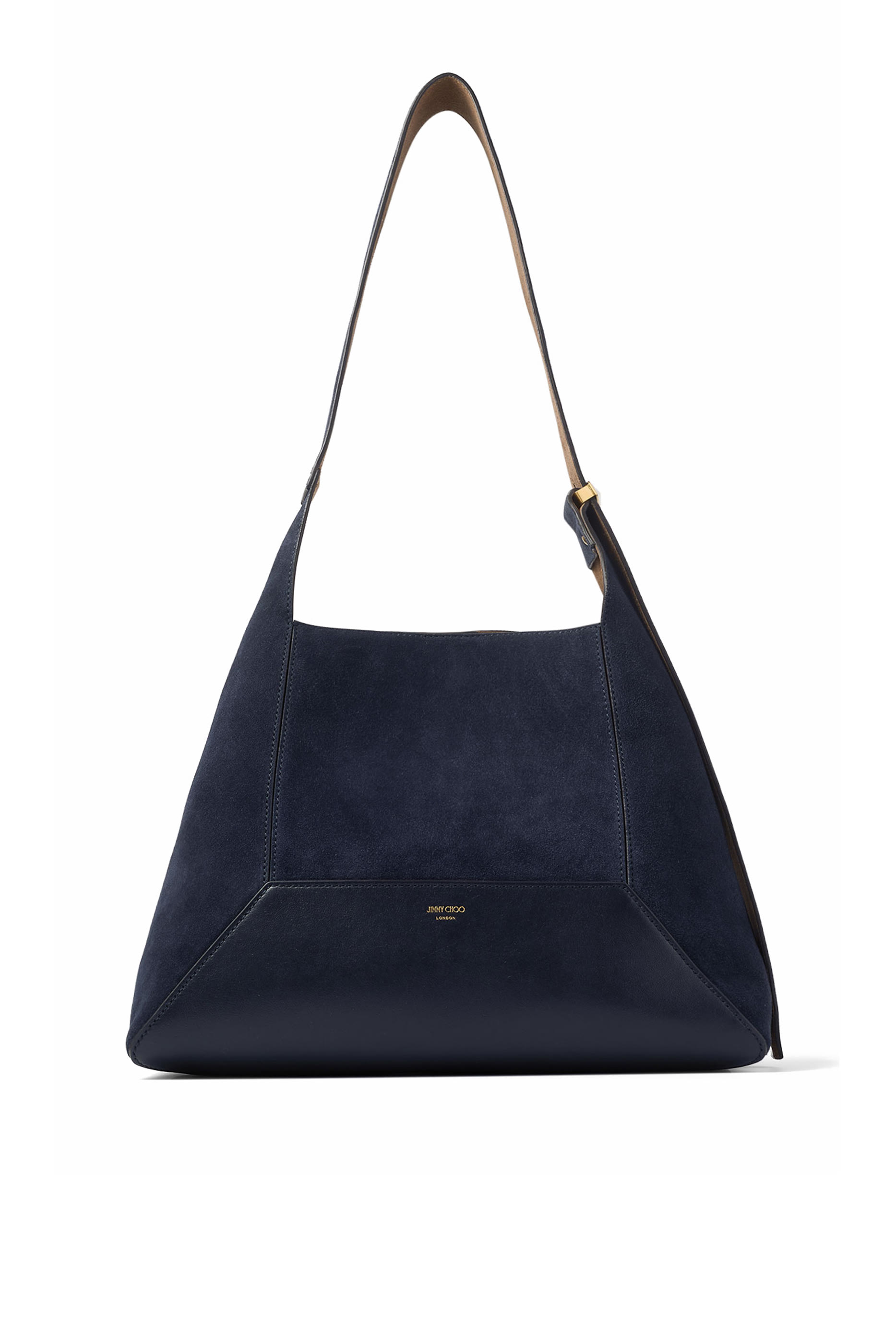 حقيبة هوبو صغيرة بتصميم معين متوسط