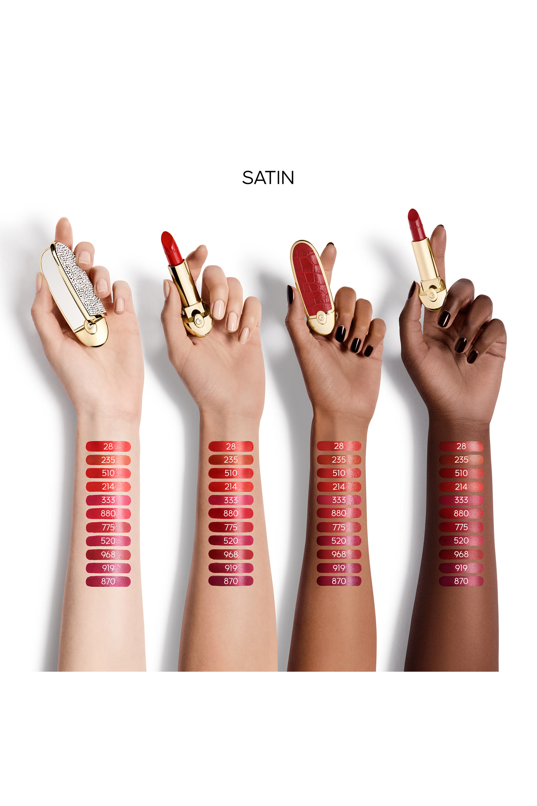 عبوة إعادة ملء أحمر شفاه روج جي ساتان