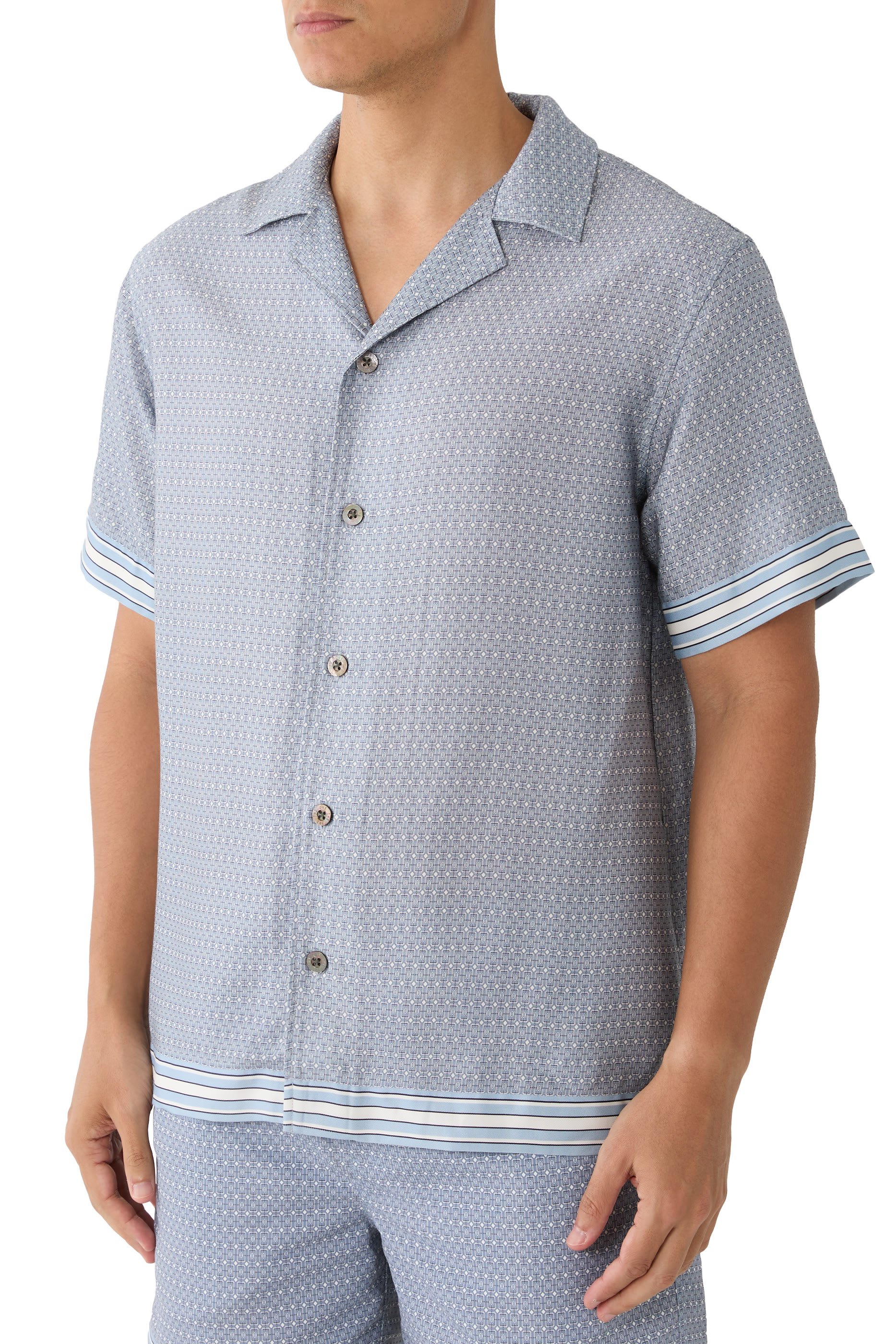 قميص لوسينا بنقشة