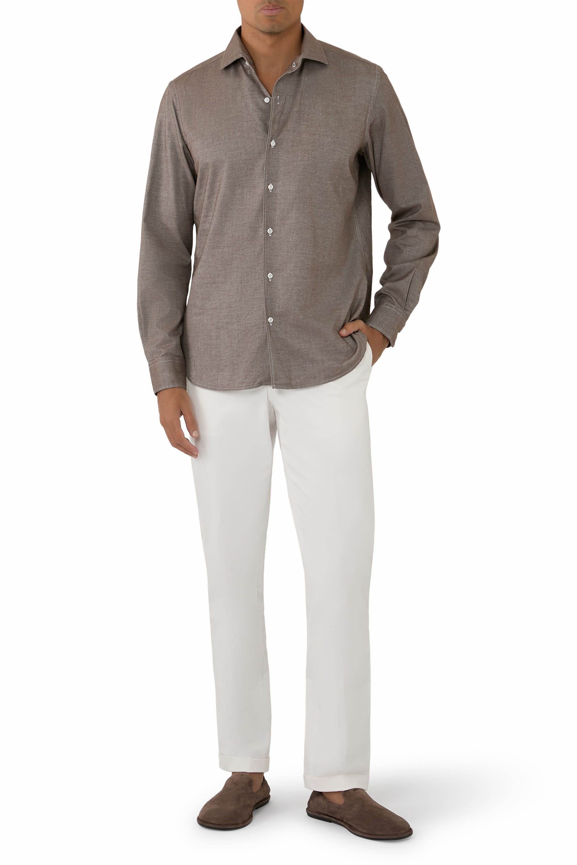 قميص كلاسيك بأزرار