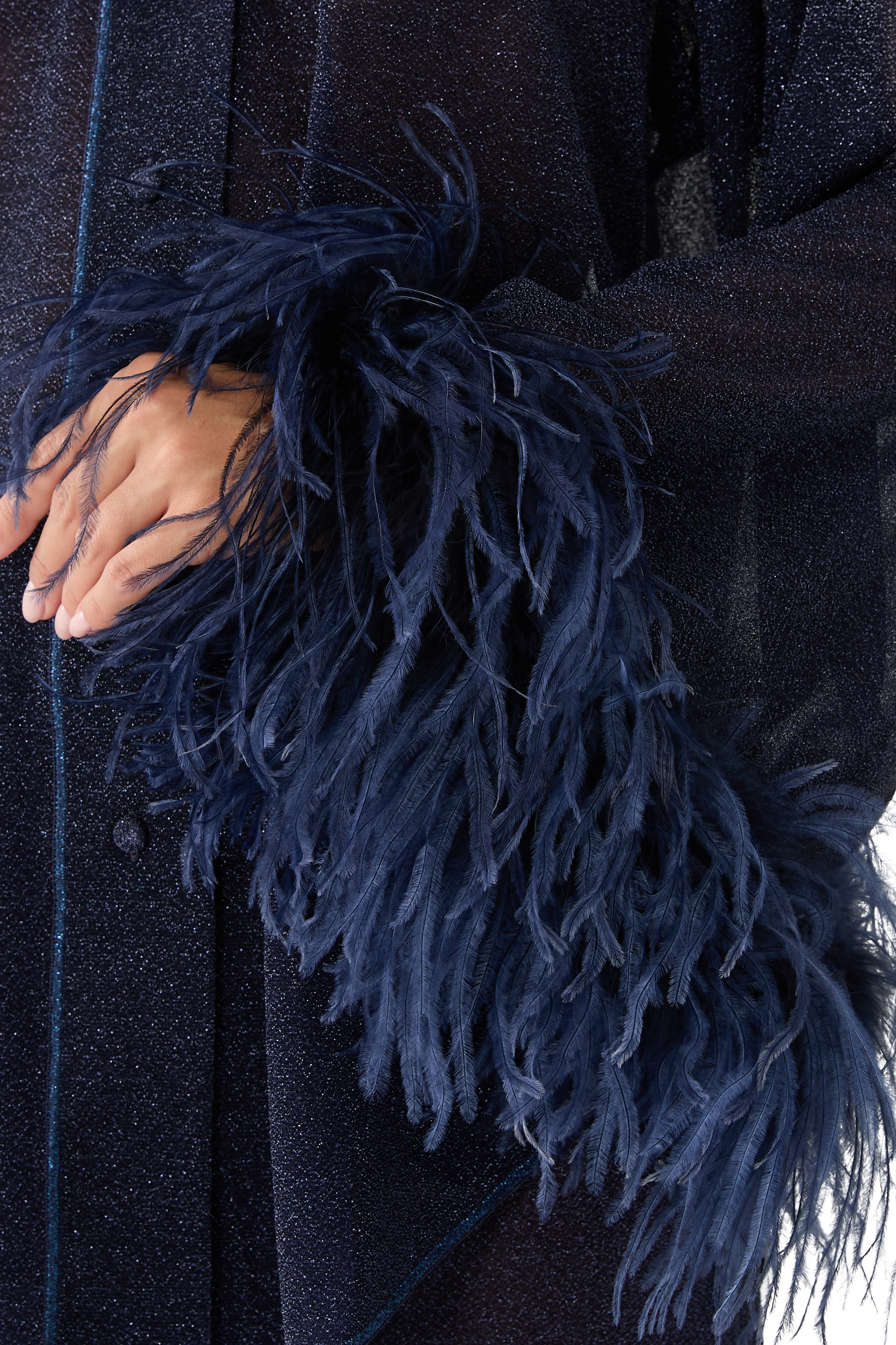 قميص لوميير طويل مزين بريش