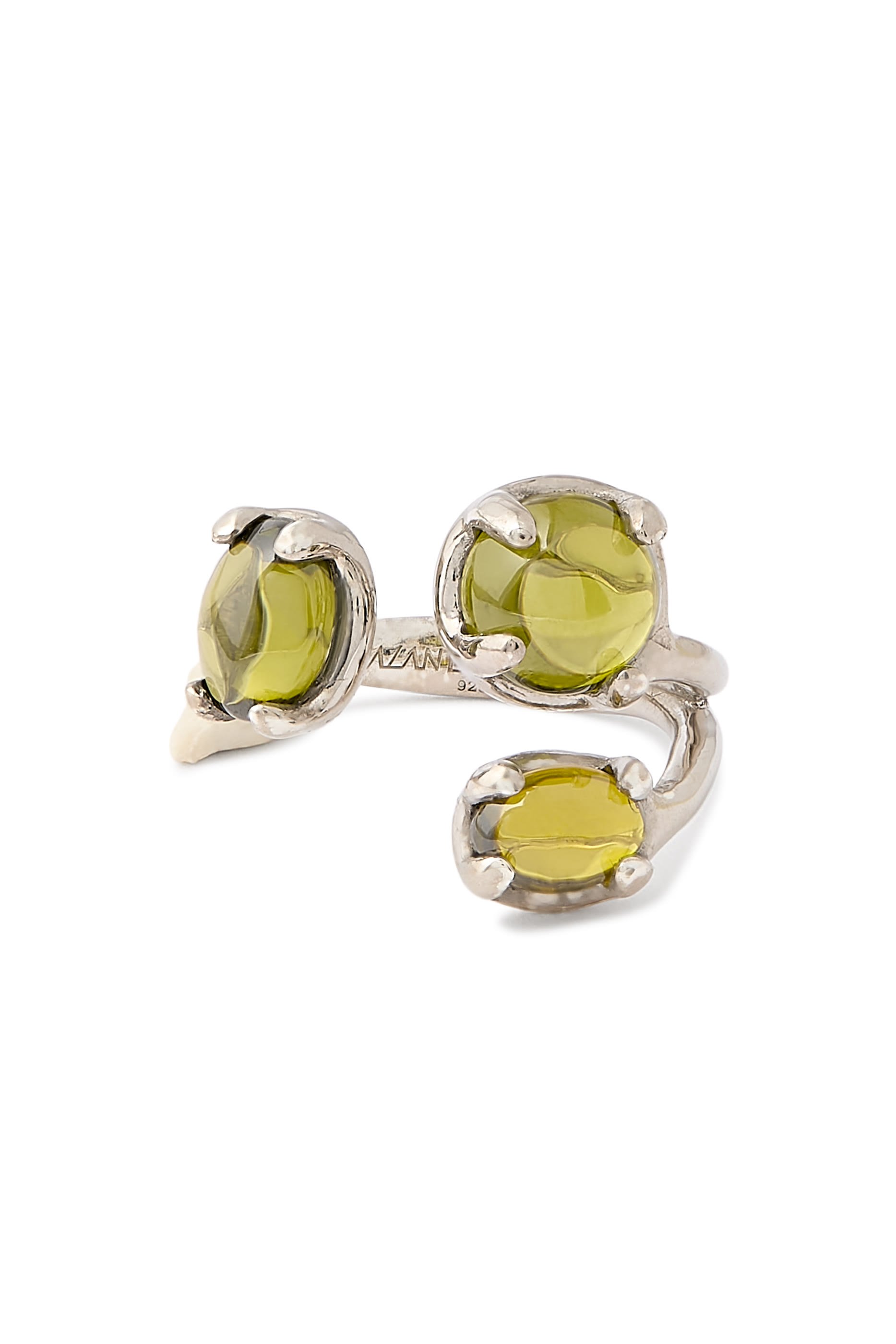 خاتم سويت مرصع بالكريستال، فضة إسترلينية 925