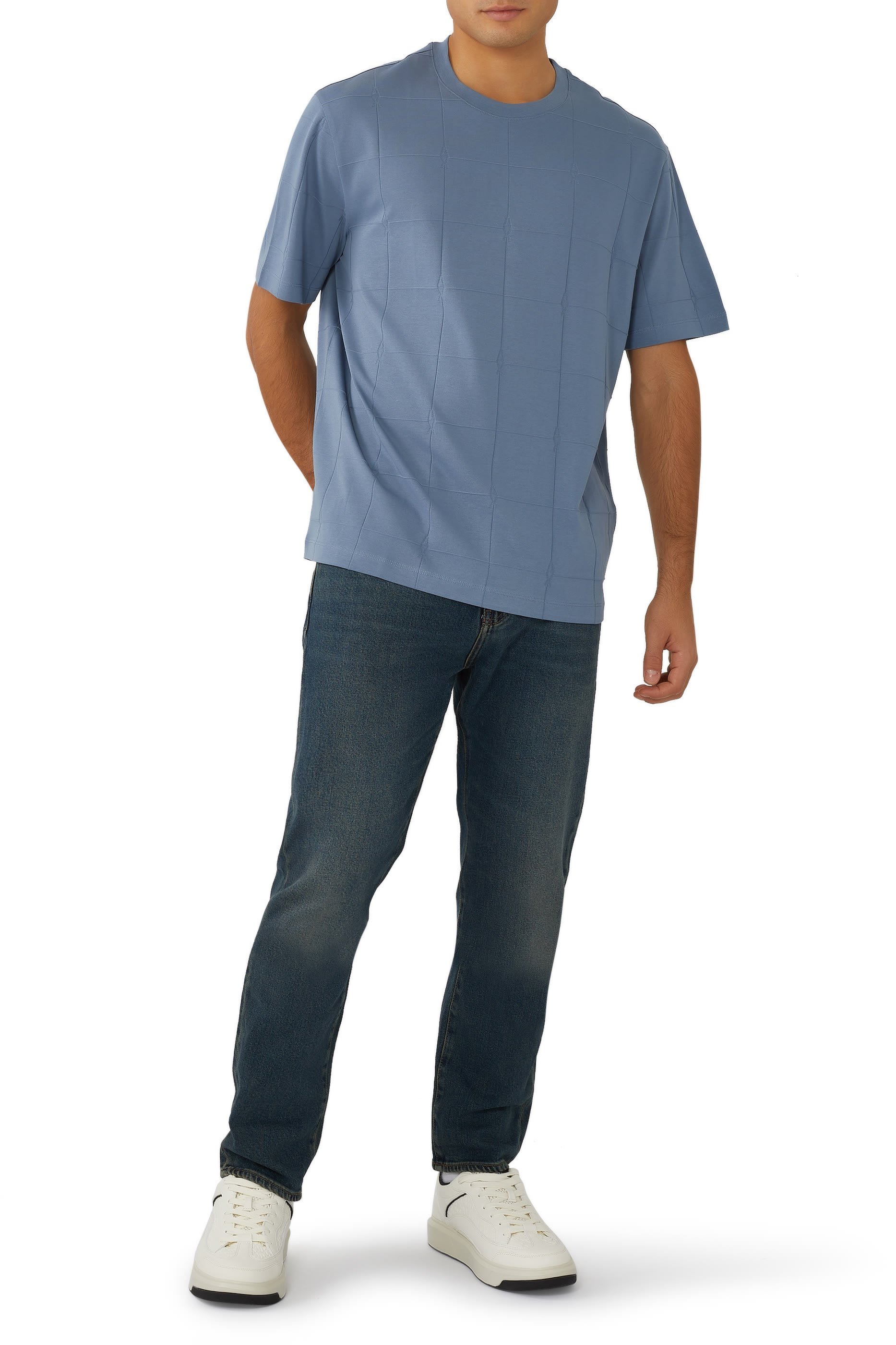 بنطال جينز جي 16 بقصة ساق مستقيمة