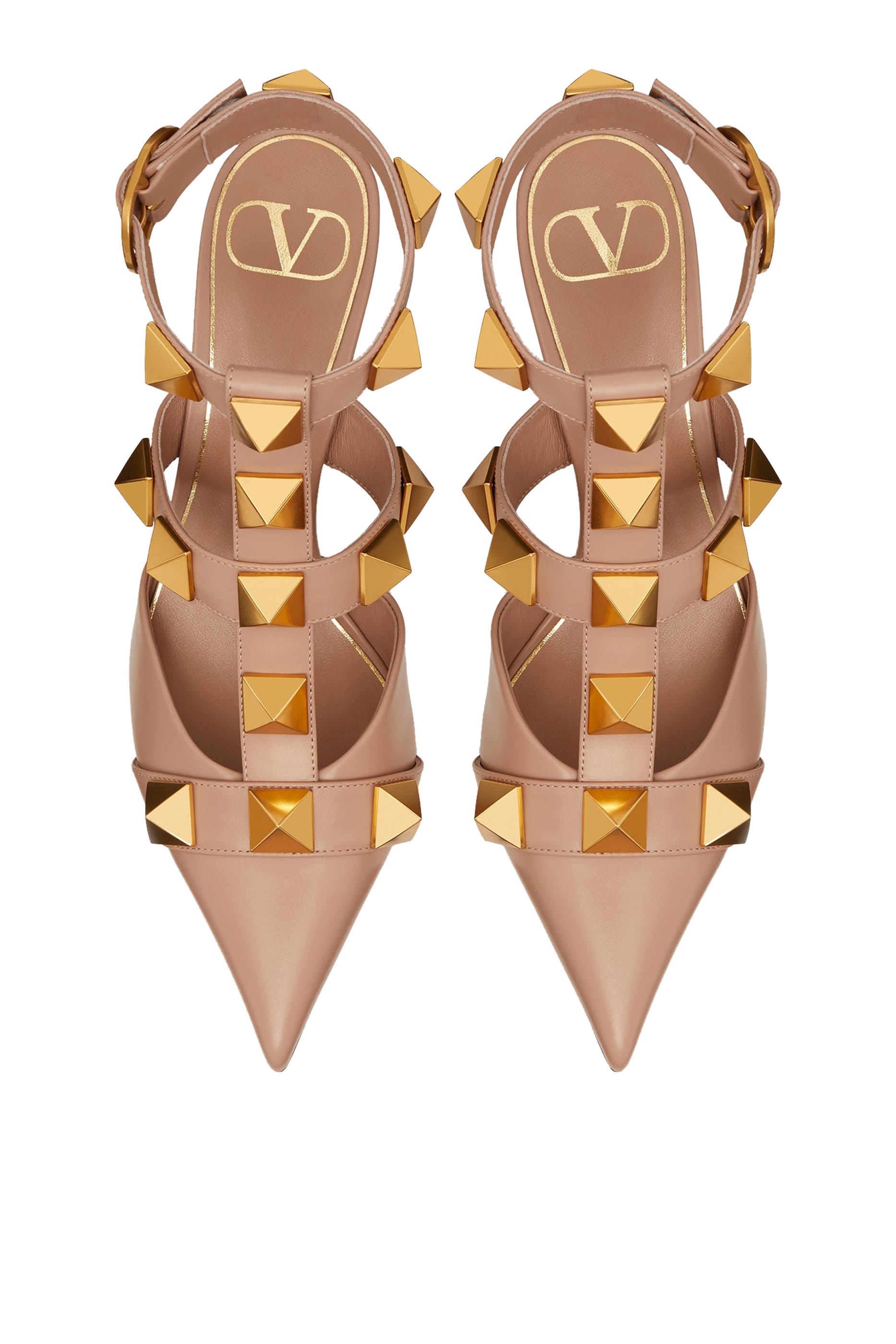 حذاء كلاسيك رومان مرصع بحلي هرمية