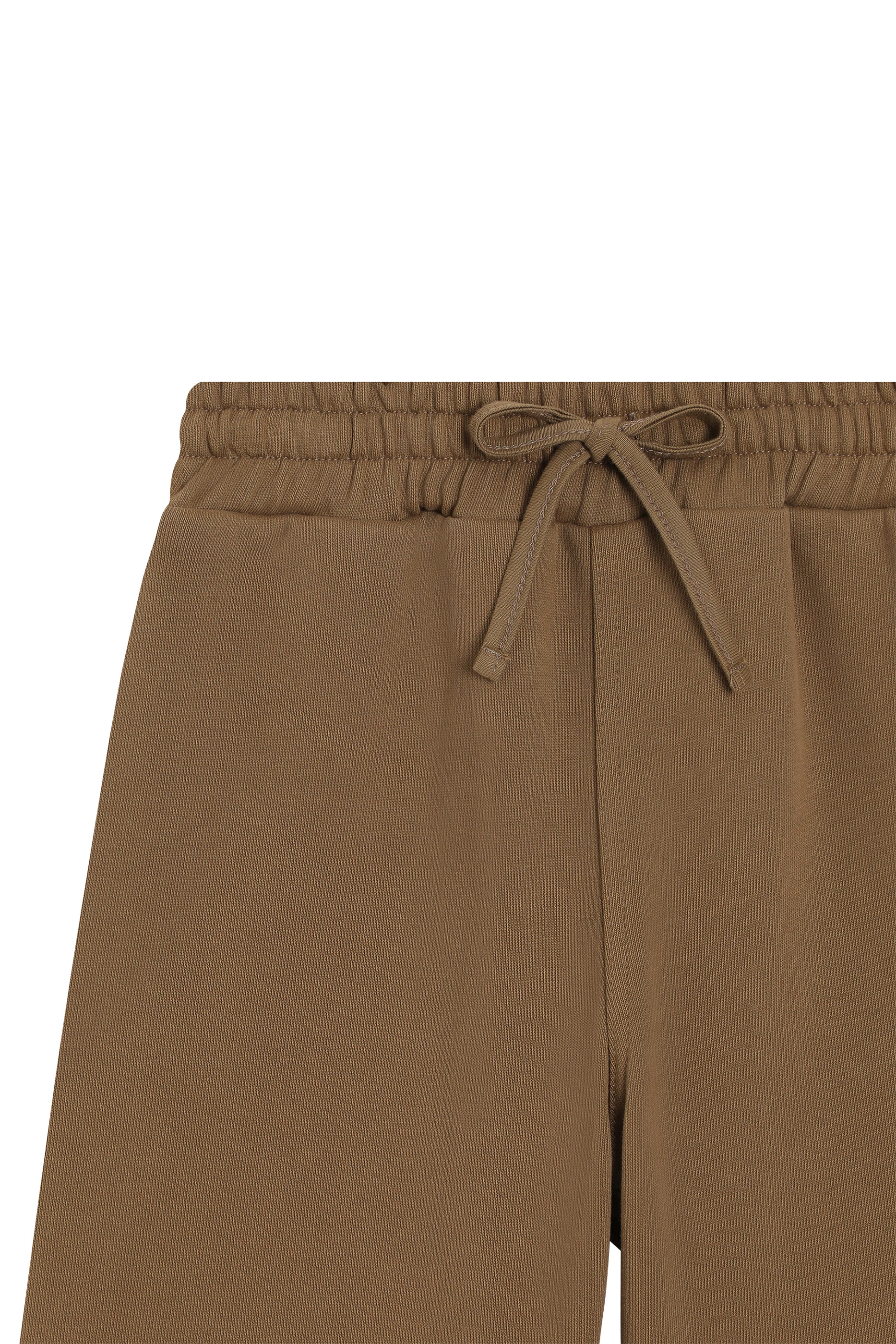 شورت رياضي مريح بشعار الماركة للأطفال