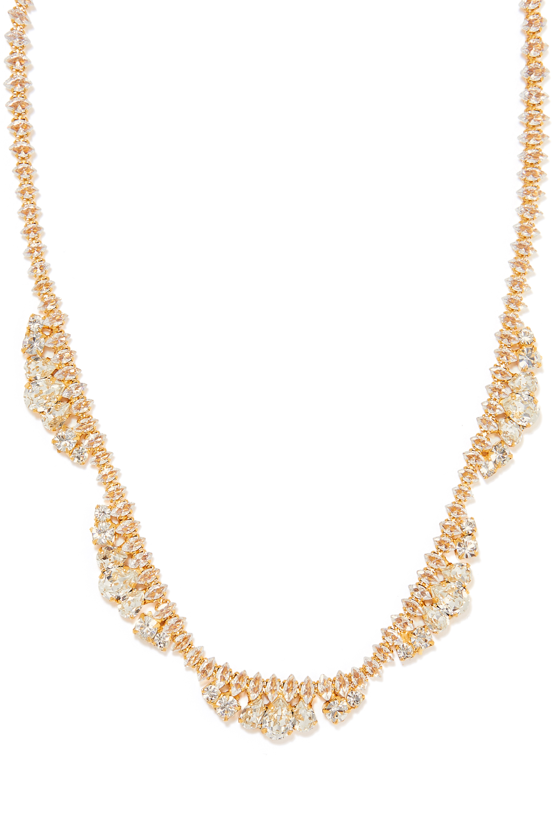 قلادة آي شوز يو مرصعة بالكريستال اروديوم