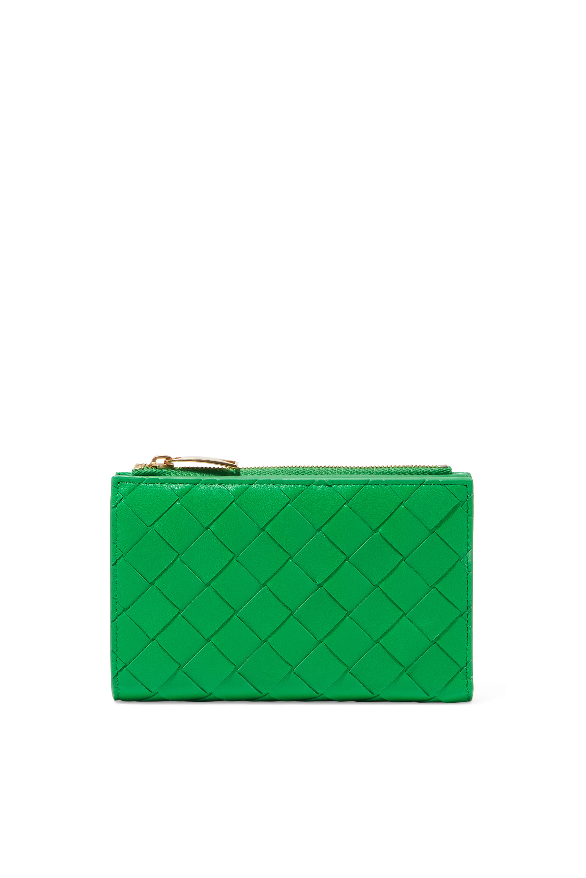 محفظة متوسطة ثنائية الطي بسحّاب