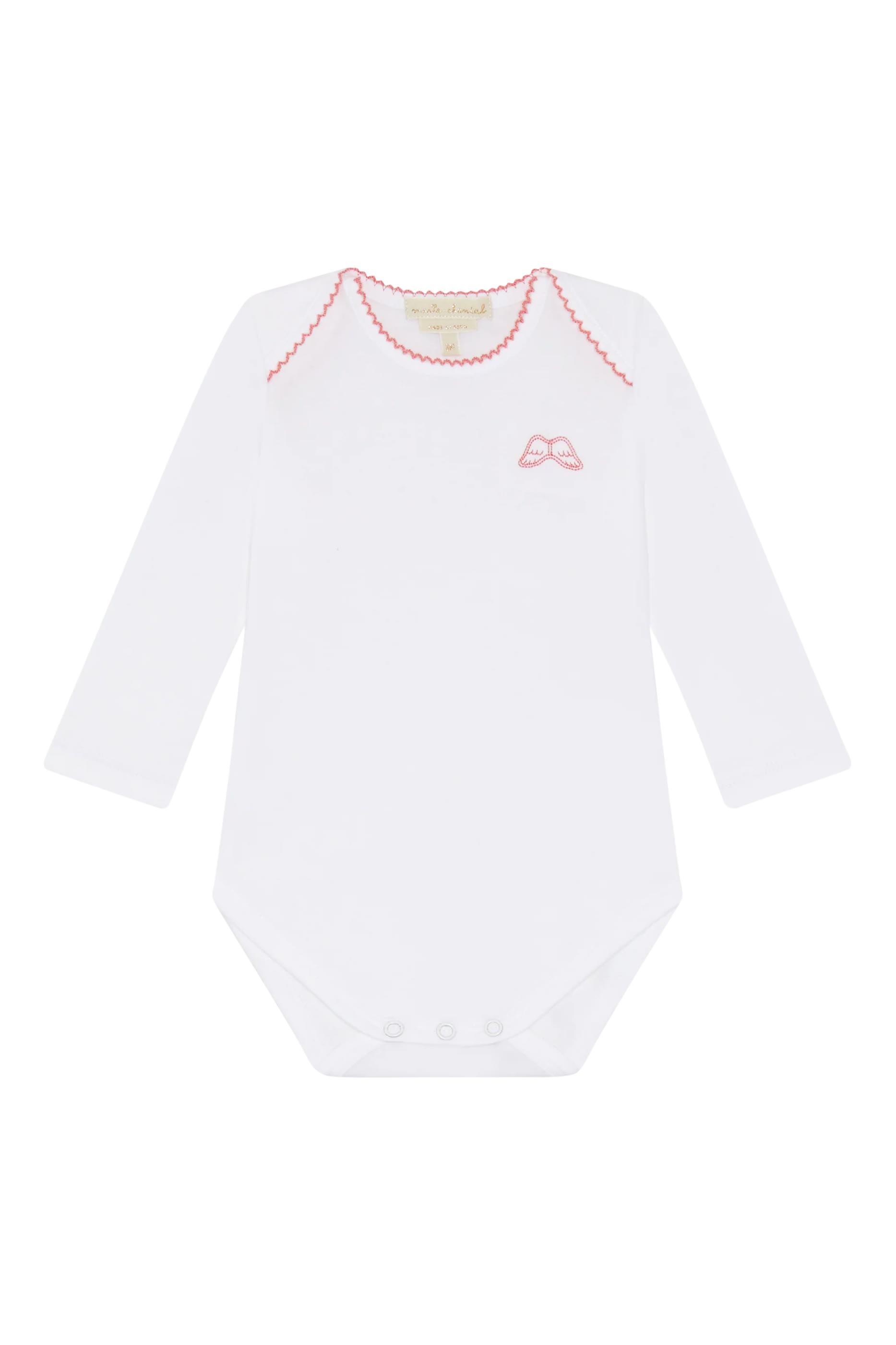 بدلة سباحة بونتيل بتطريز شعار الماركة للأطفال