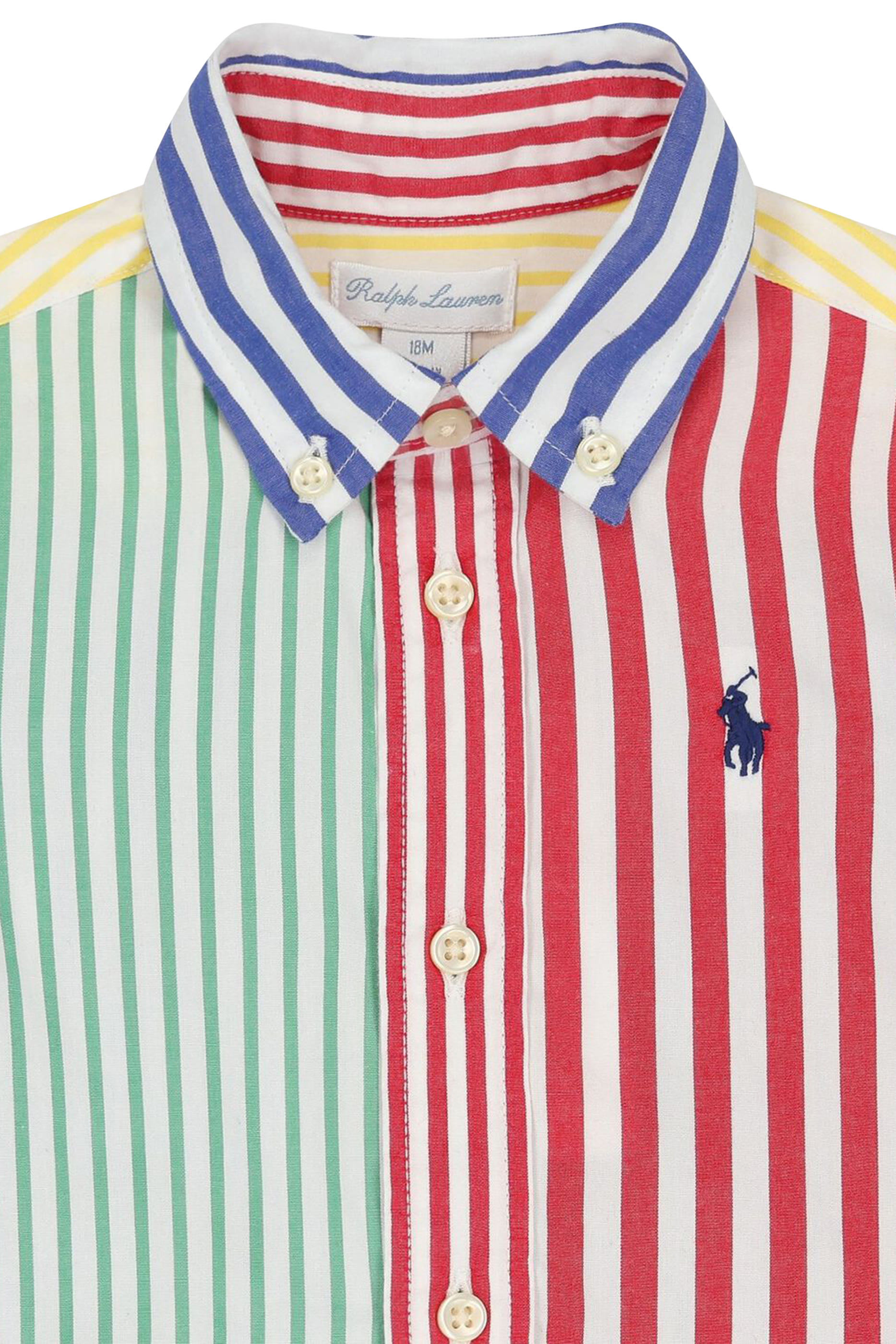 طقم قميص قطن وبنطال تشينو للأطفال