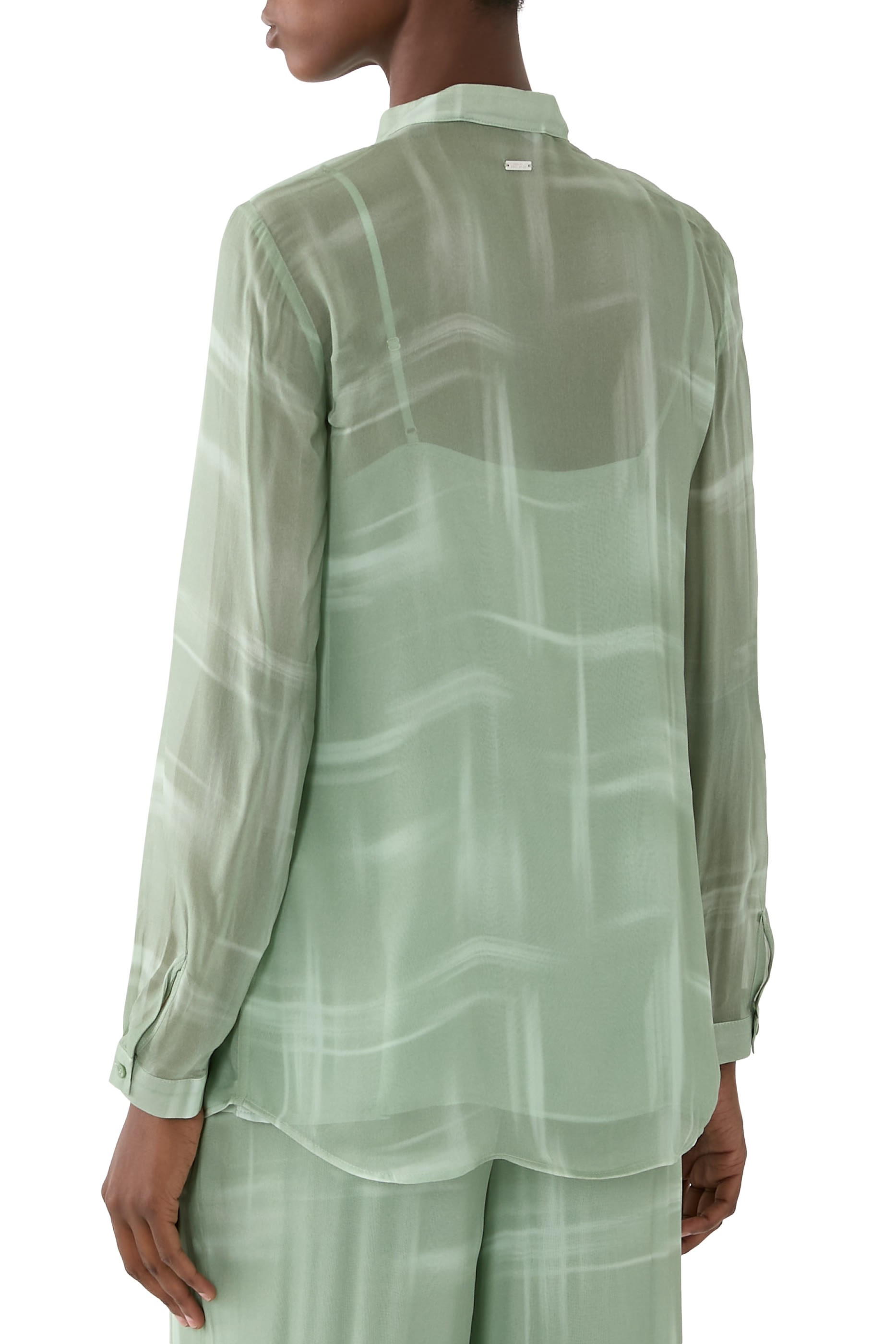 قميص بنقشة رخامية