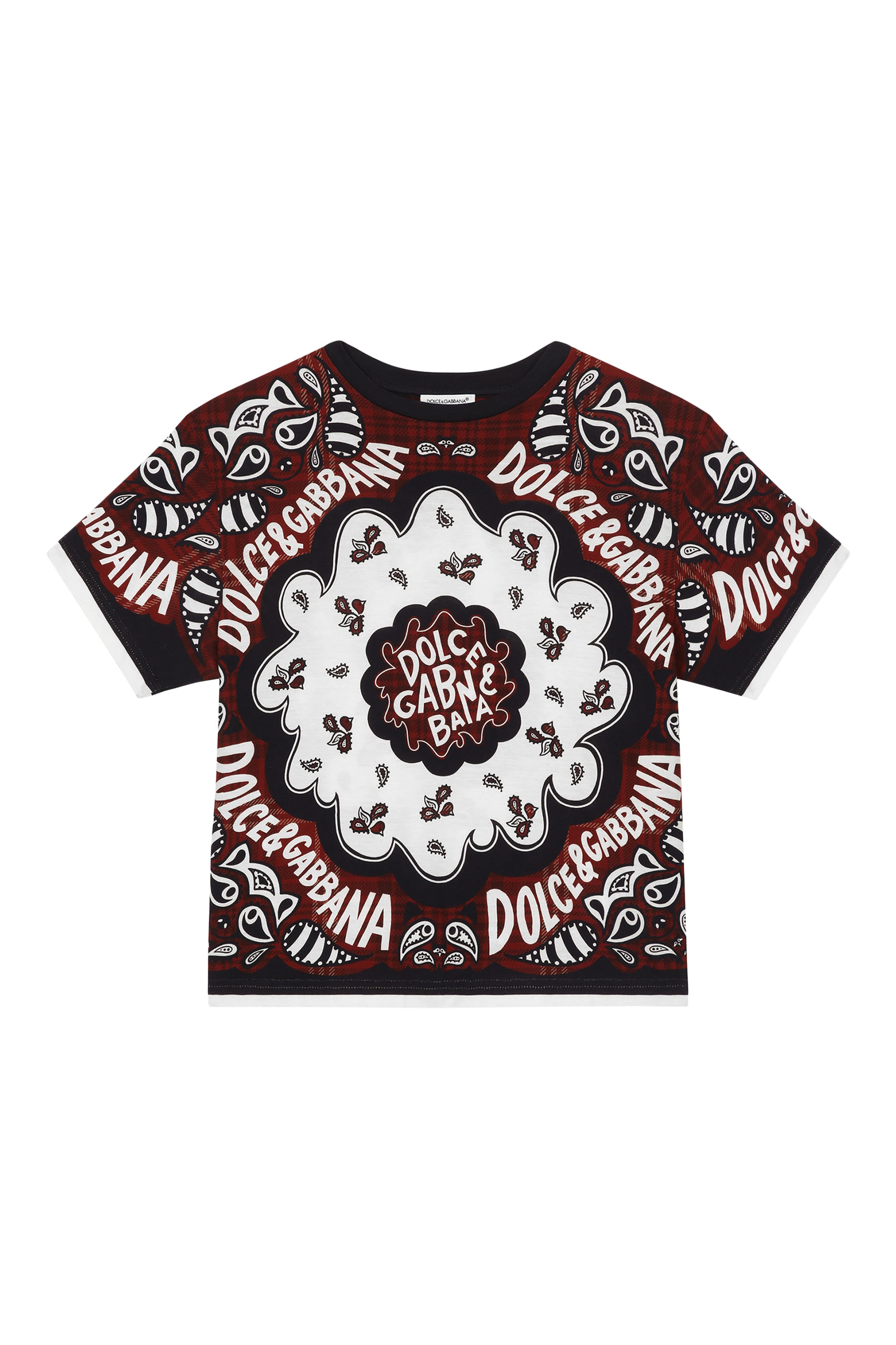 تيشيرت بطبعات باندانا للأطفال