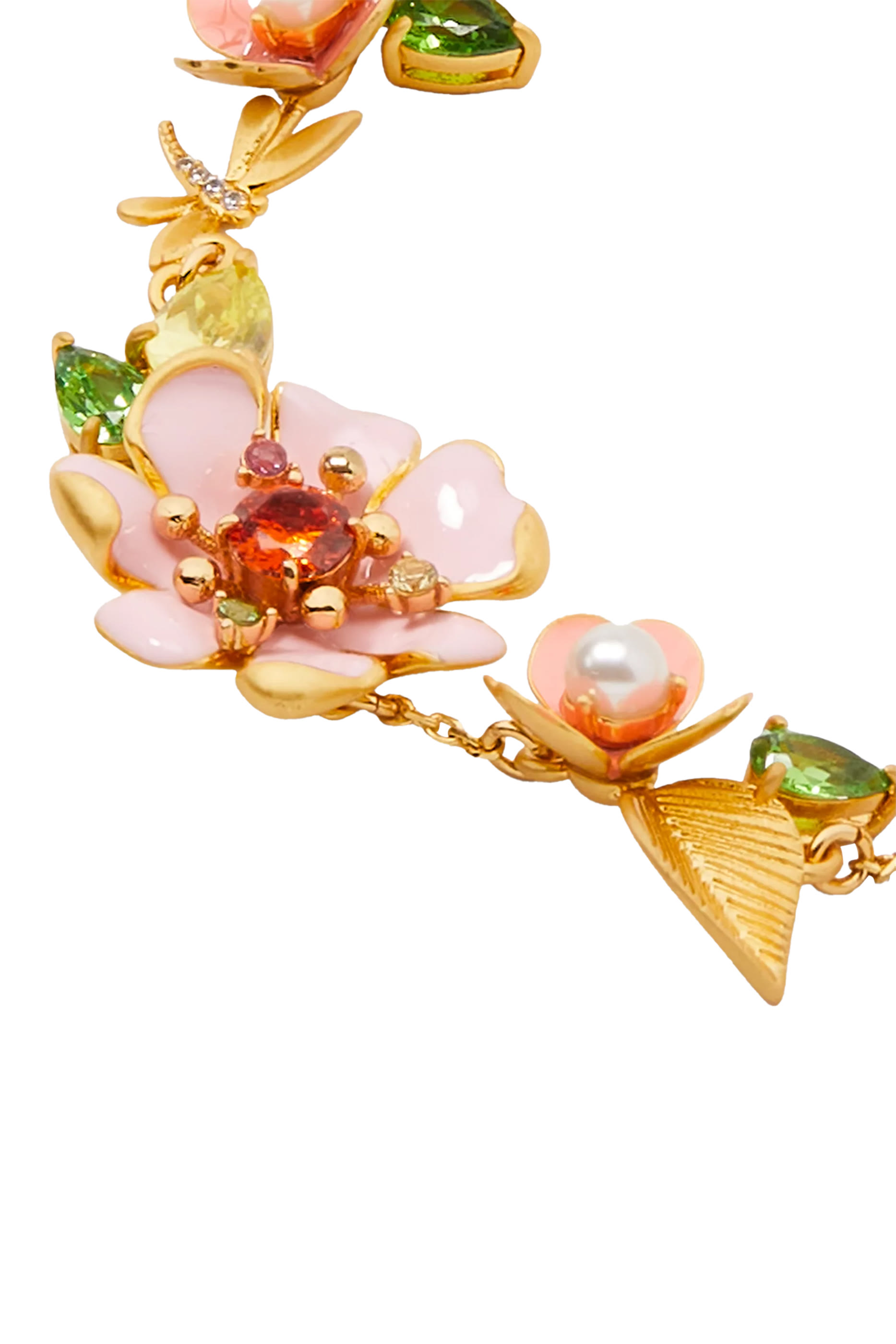 سوار بلوم إن كولر معدن مطلي مرصع بأحجار زركونيا مكعبة