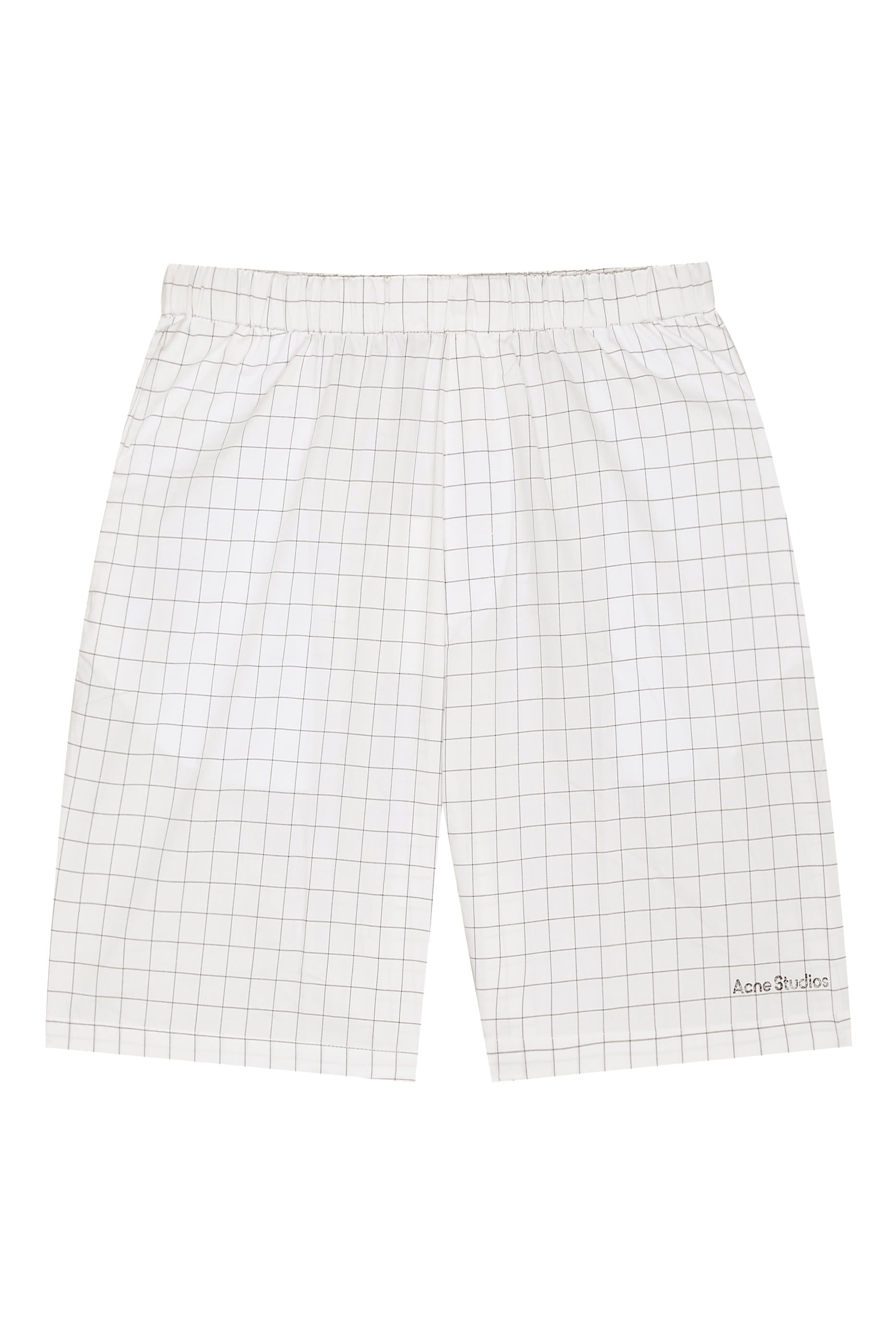 شورت كاجوال بنقشة مربعات