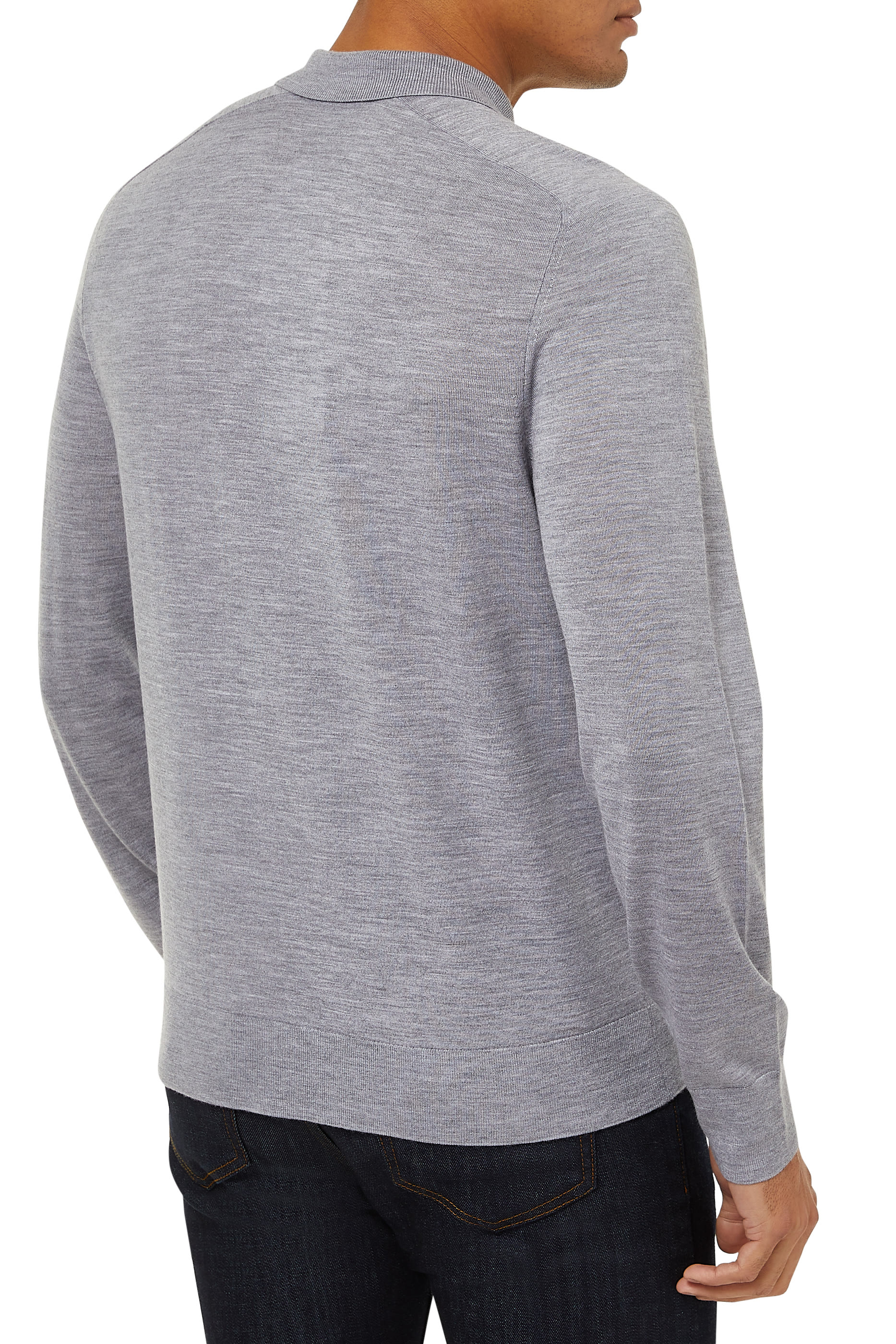 بولو صوف بأكمام طويلة