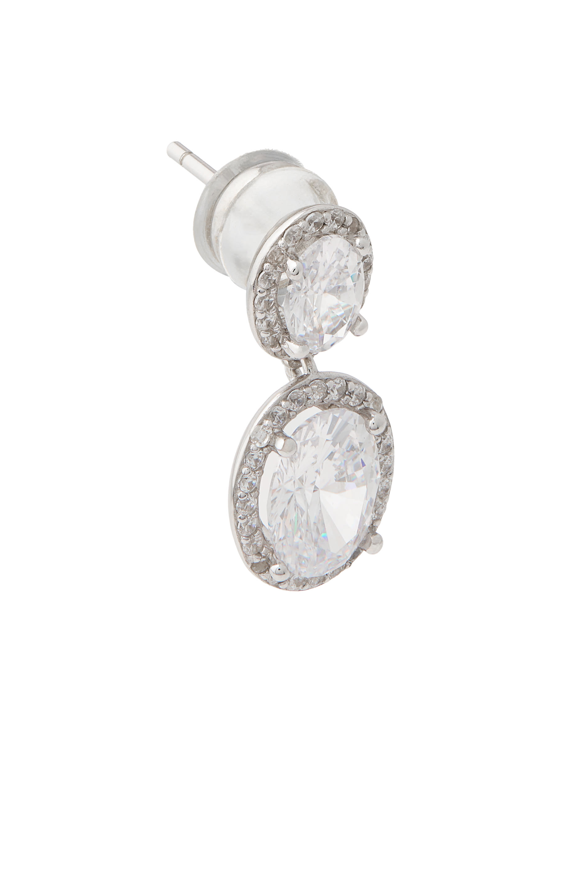 Halo Pearl Drop Earrings