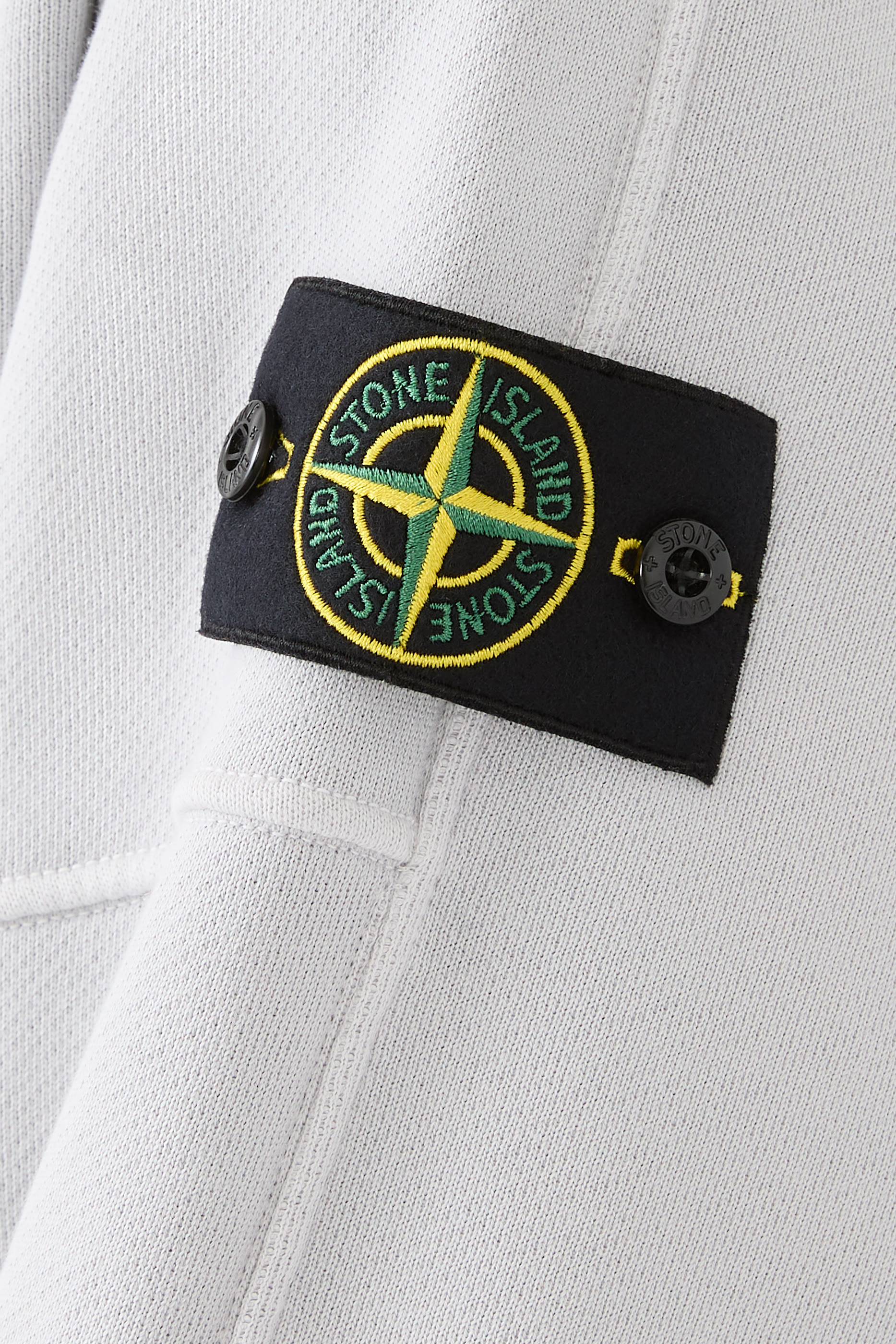 سويت شيرت برقعة شعار الماركة قطن صوف