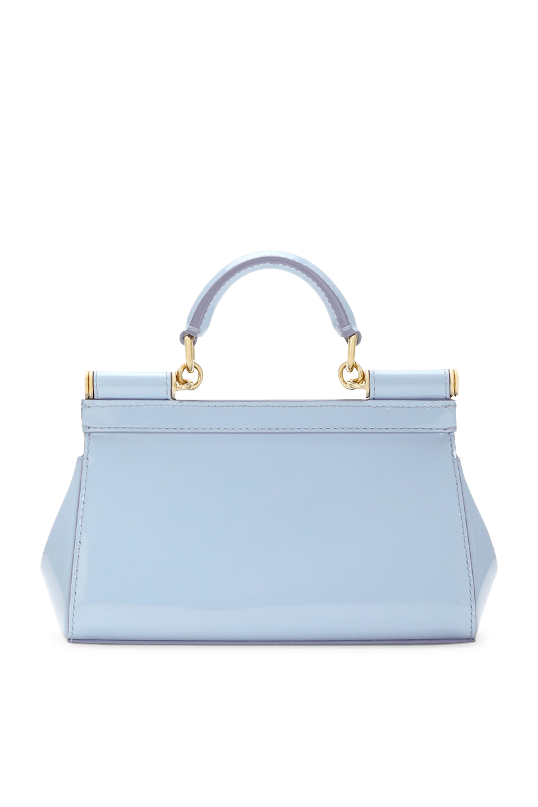 حقيبة يد سيسلي صغيرة جلد عجل لامع