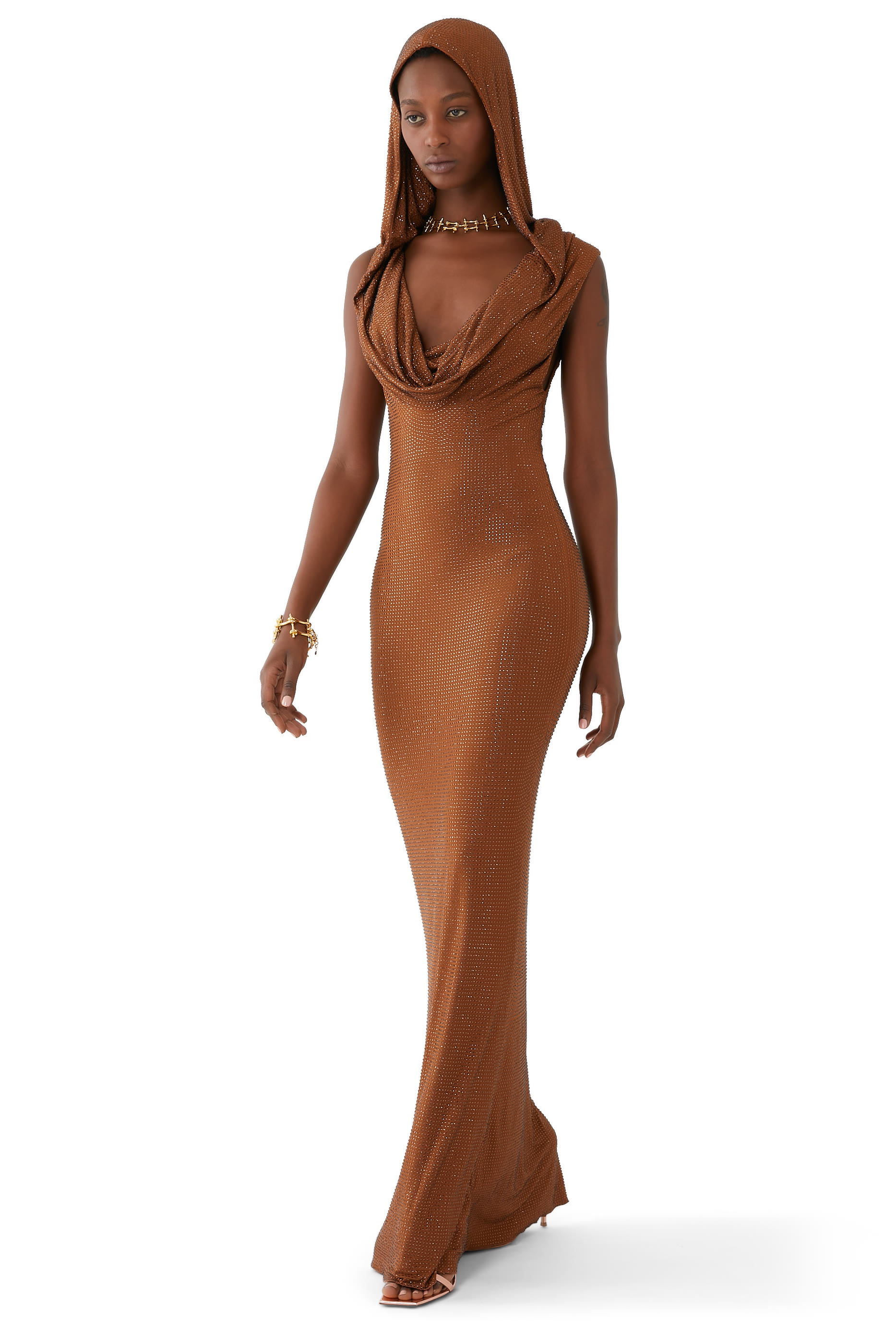 فستان مانهاتن بغطاء رأس