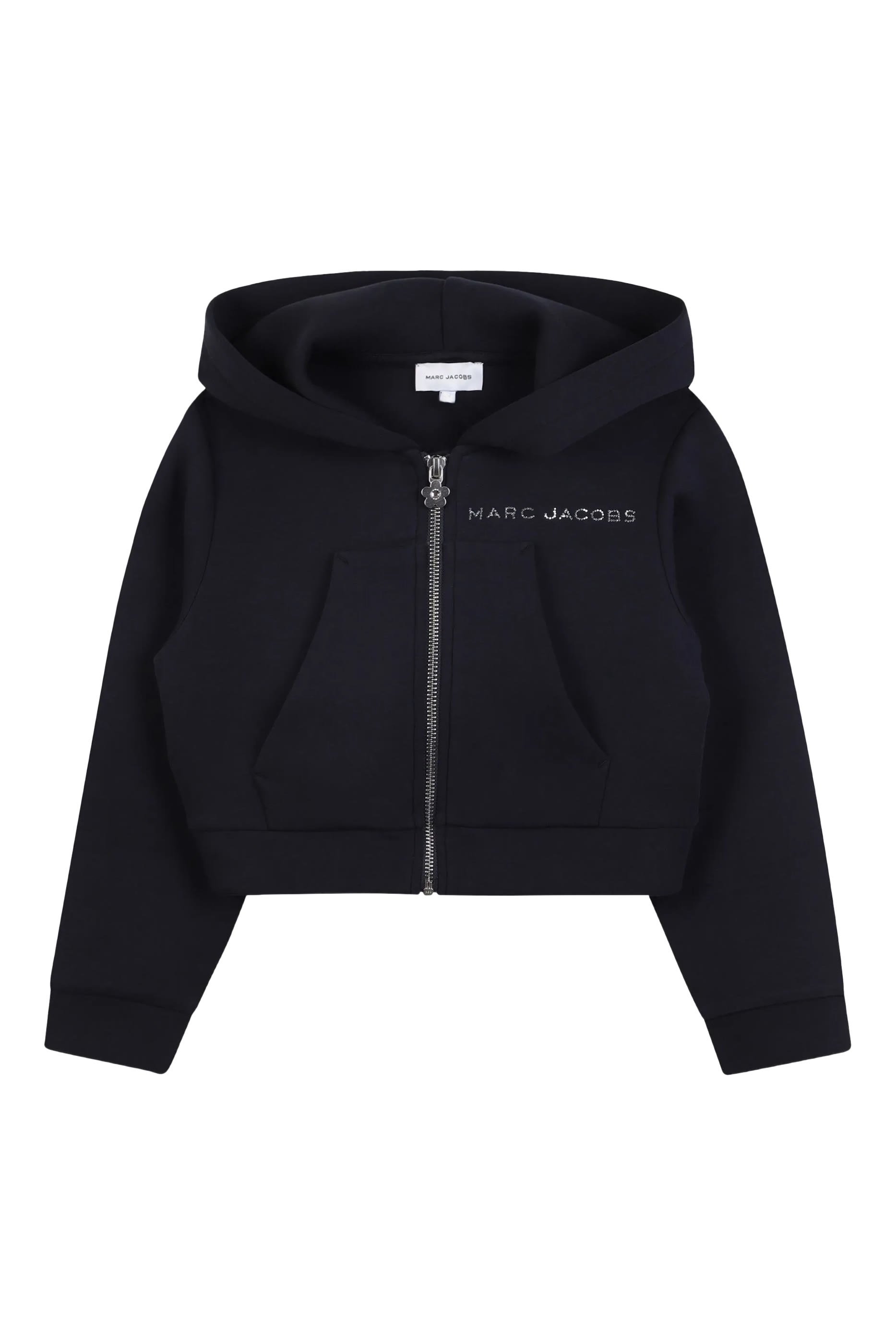 كارديغان بغطاء رأس بشعار الماركة اللأطفال