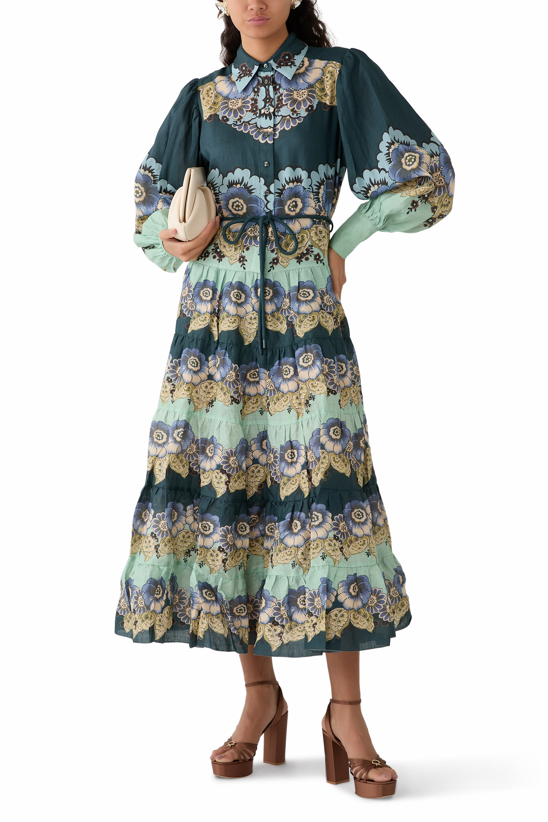 فستان مادالينا بتصميم قميص