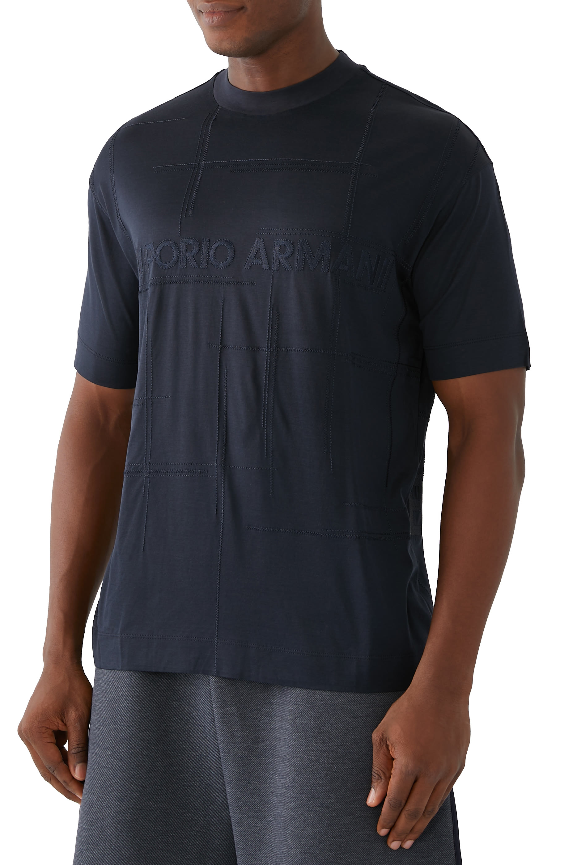 تيشيرت قطن بشعار الماركة