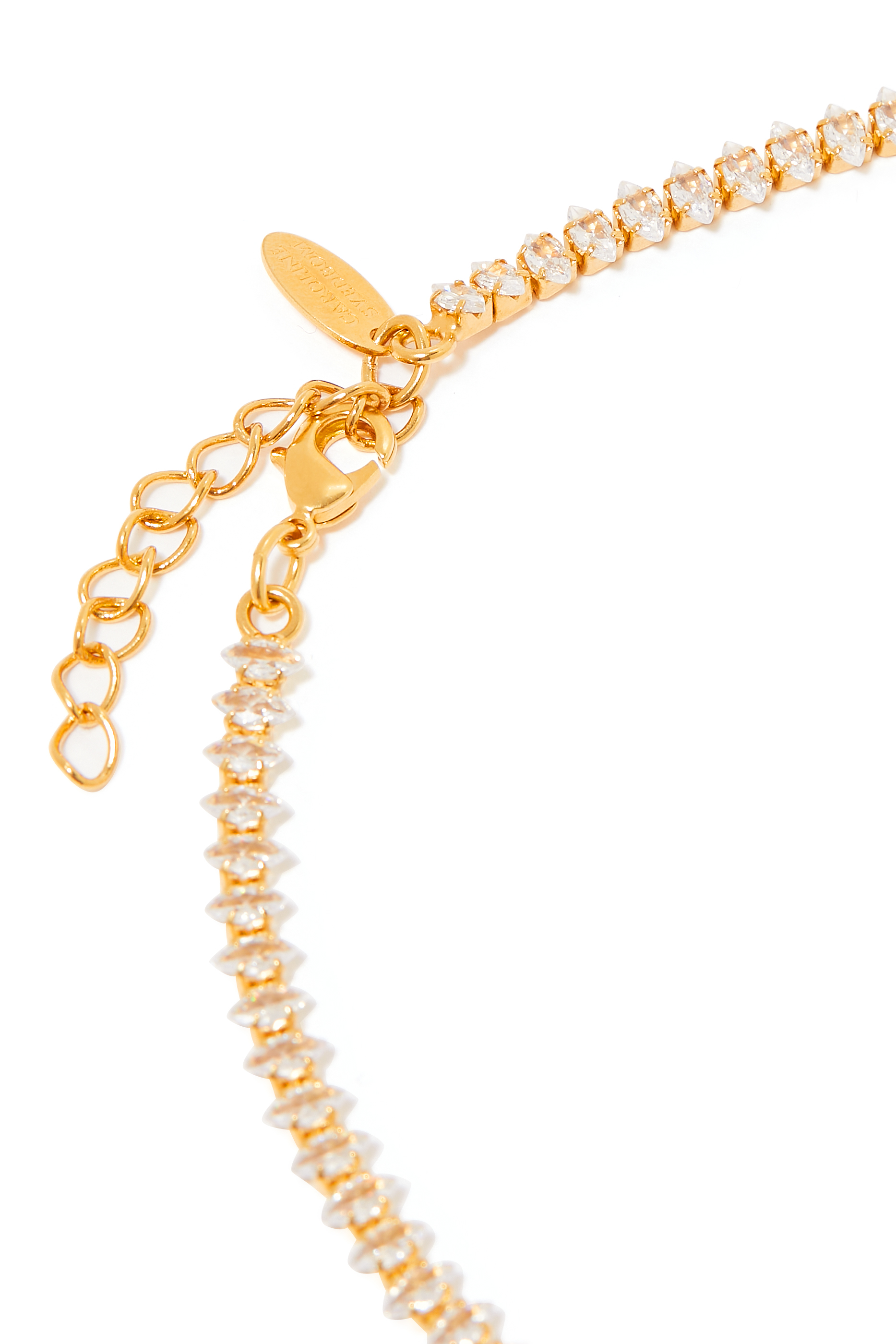 قلادة آي شوز يو مرصعة بالكريستال اروديوم