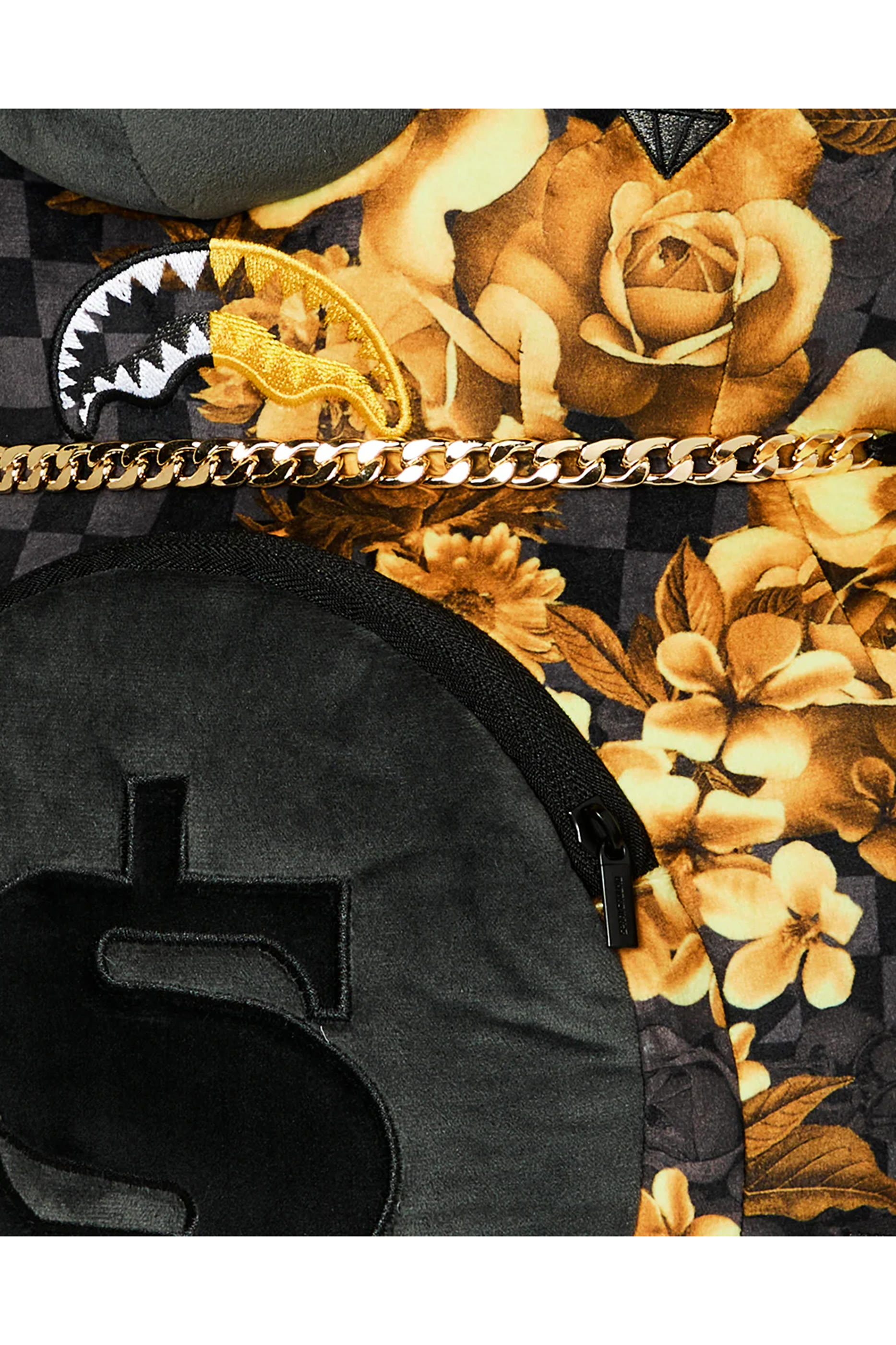 حقيبة ظهر بتصميم الدب تيدي موني بير بتفاصيل ذهبية للأطفال