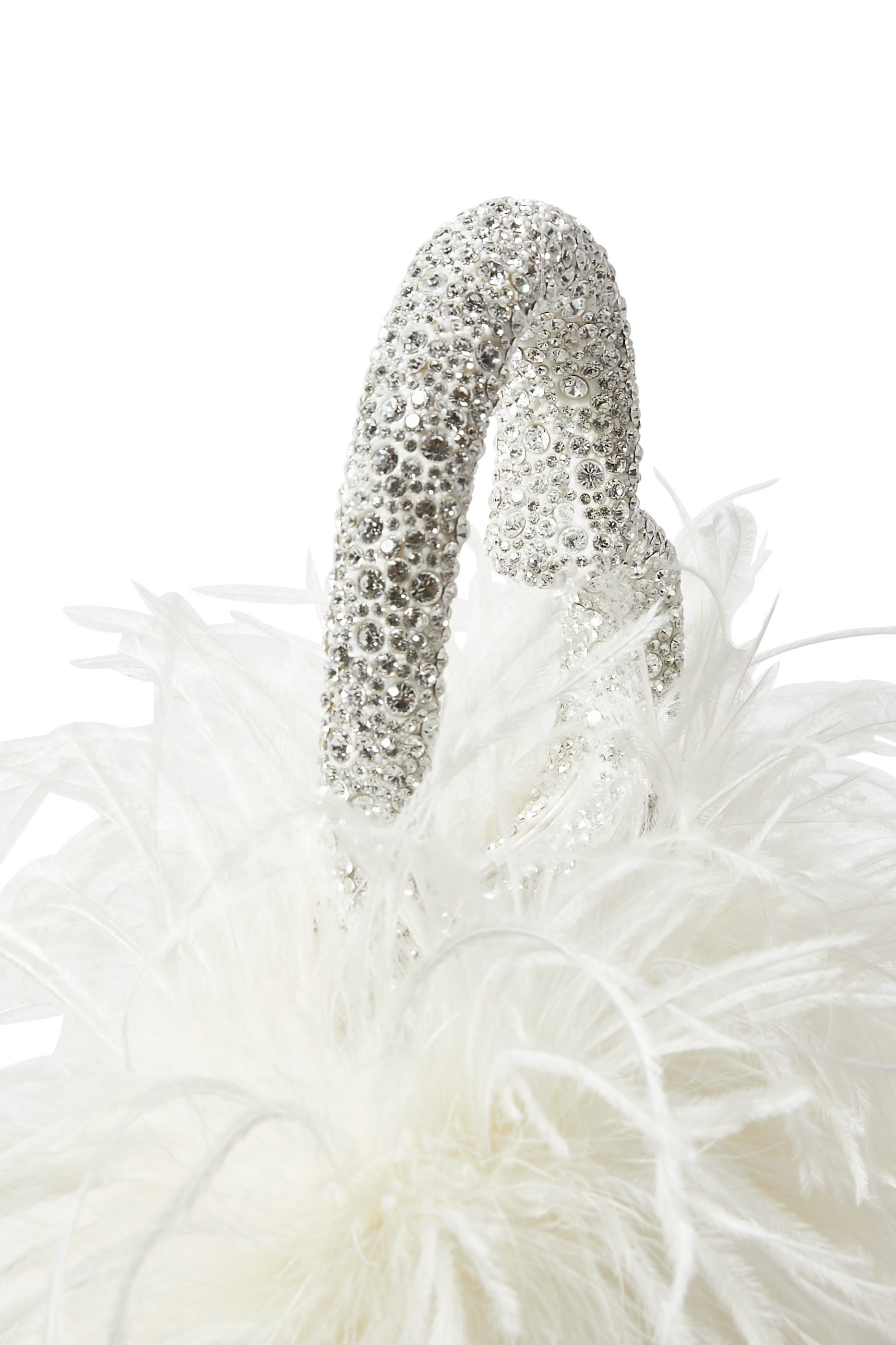 حقيبة صغيرة لوف مزينة بالريش