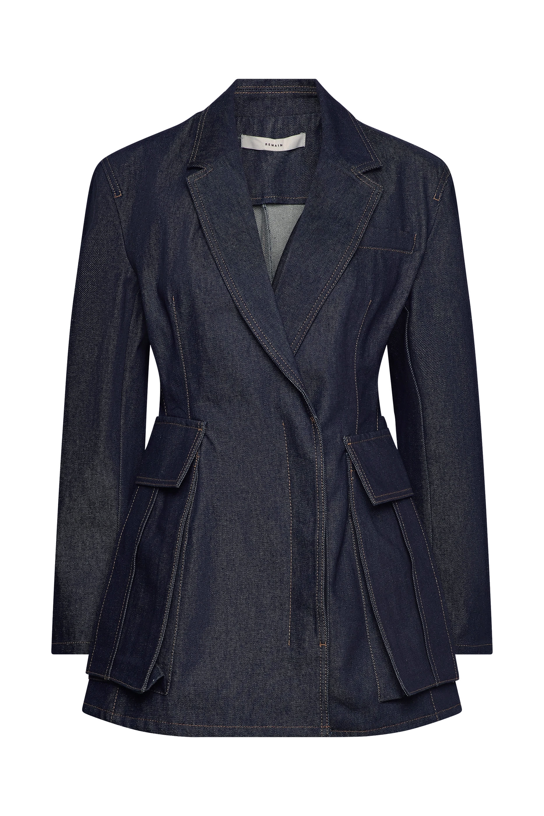 بليزر دنيم بصف أزرار