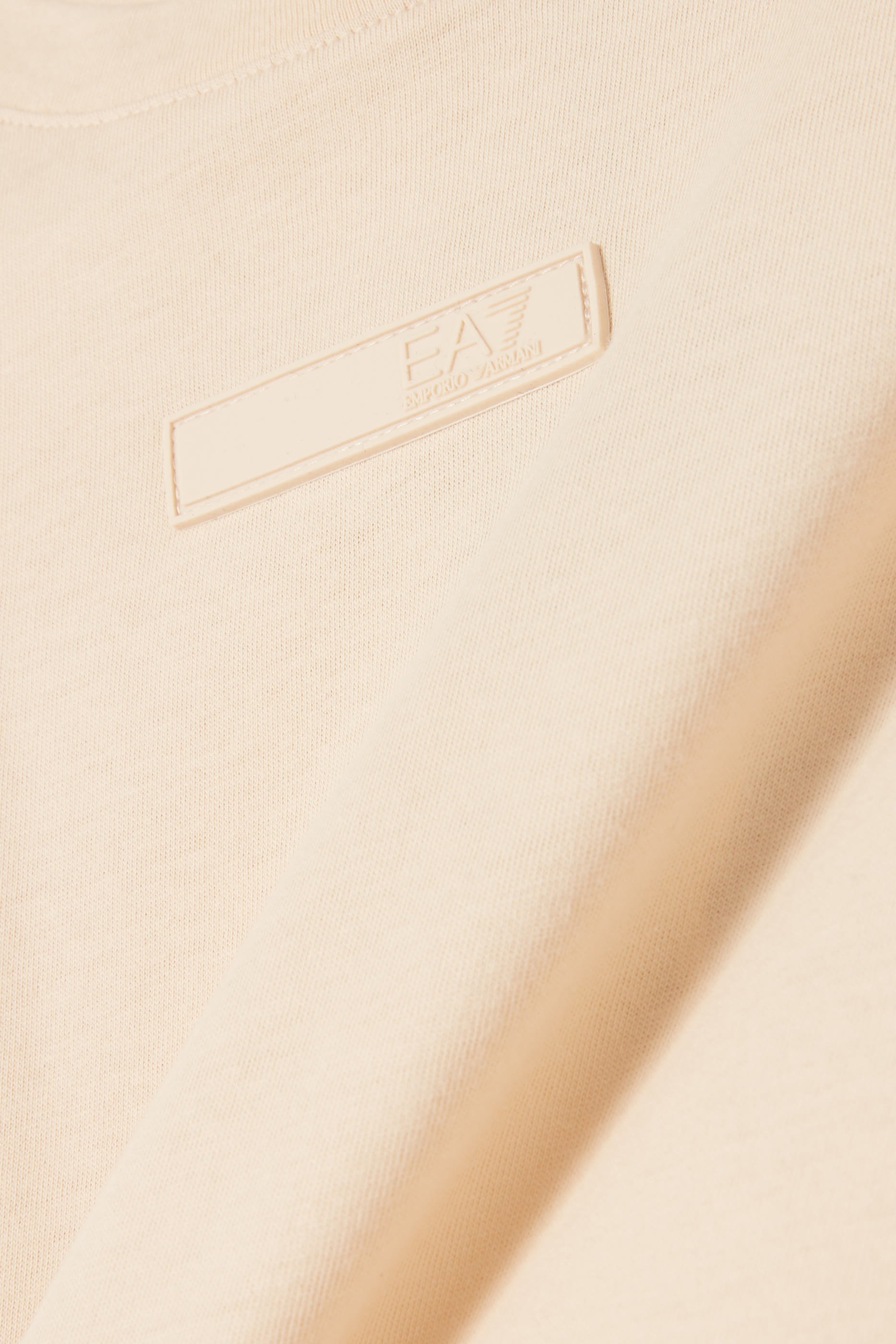 تيشيرت بنقشة شعار الماركة وزهور قطن للأطفال